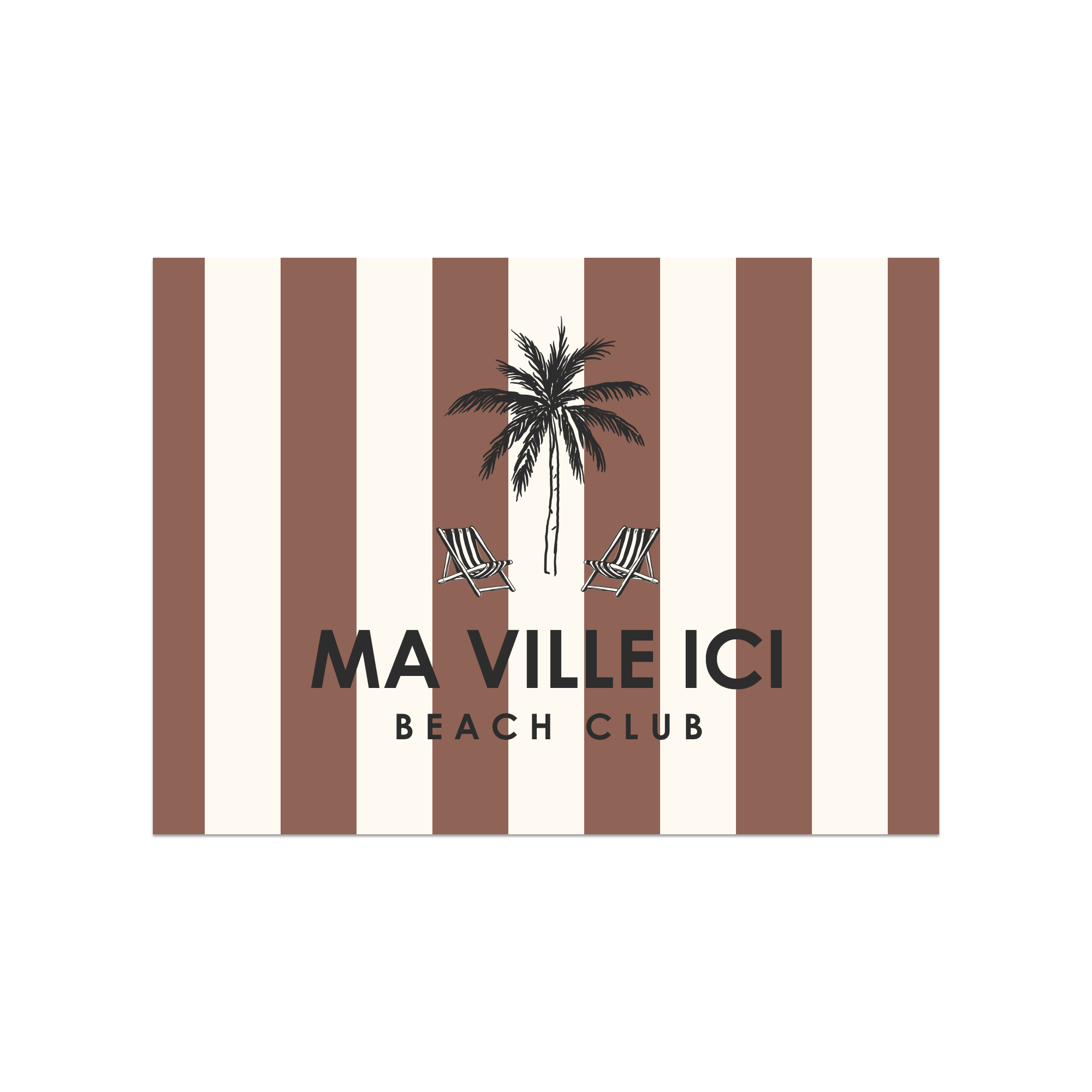 Set de table vinyle personnalisé Dolce Terracotta