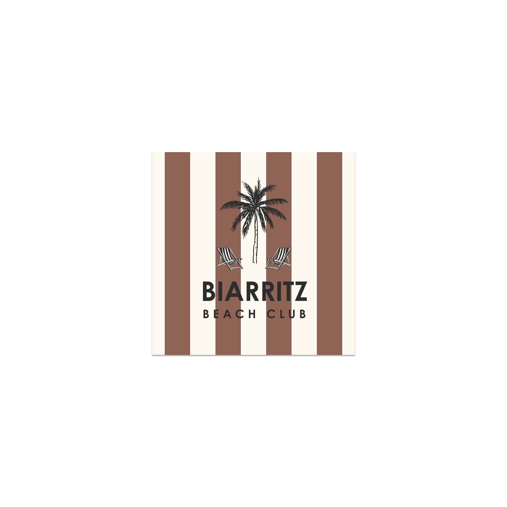 Lot De 6 Dessous De Verre Vinyle Personnalisés Dolce Terracotta