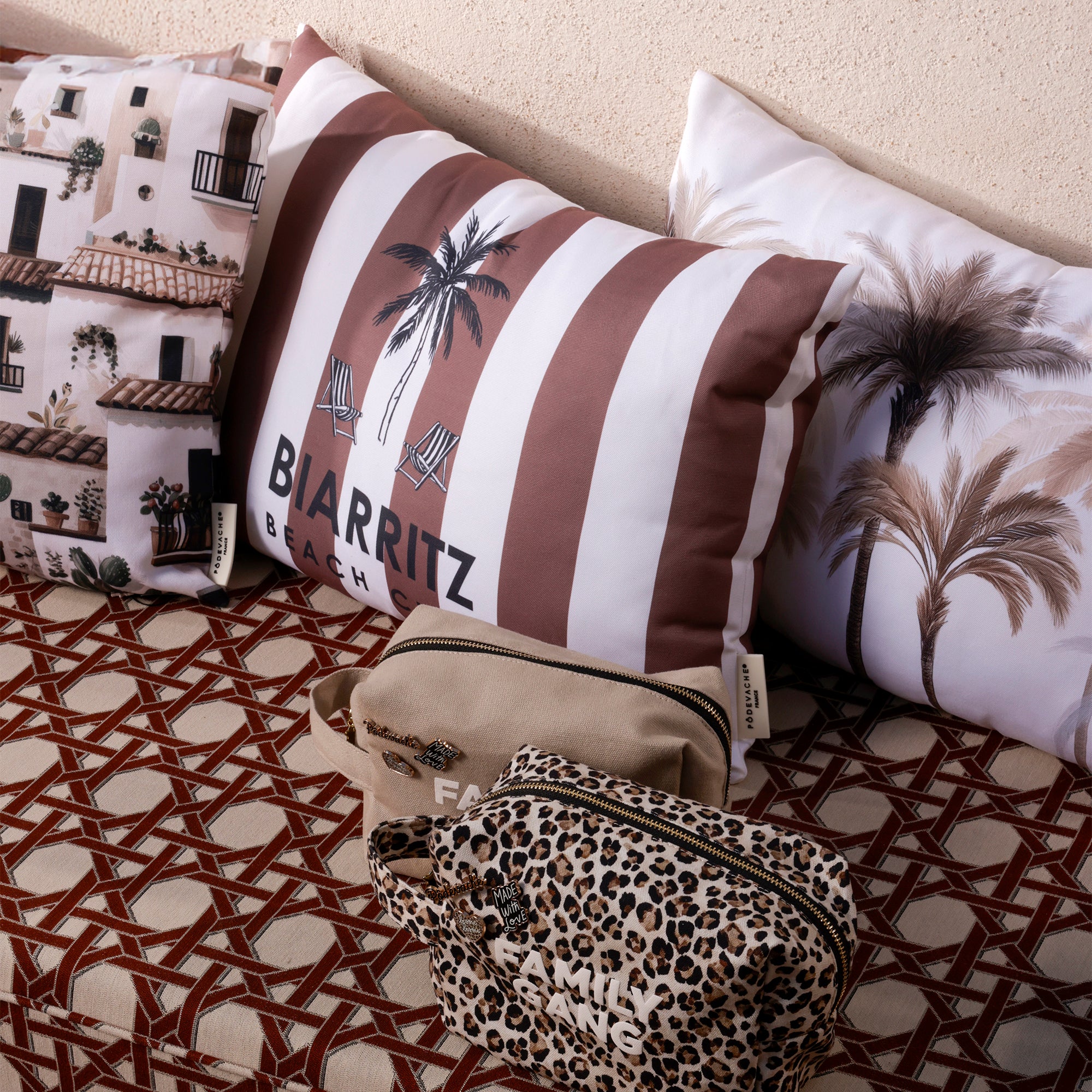 Coussin extérieur personnalisé Dolce Terracotta