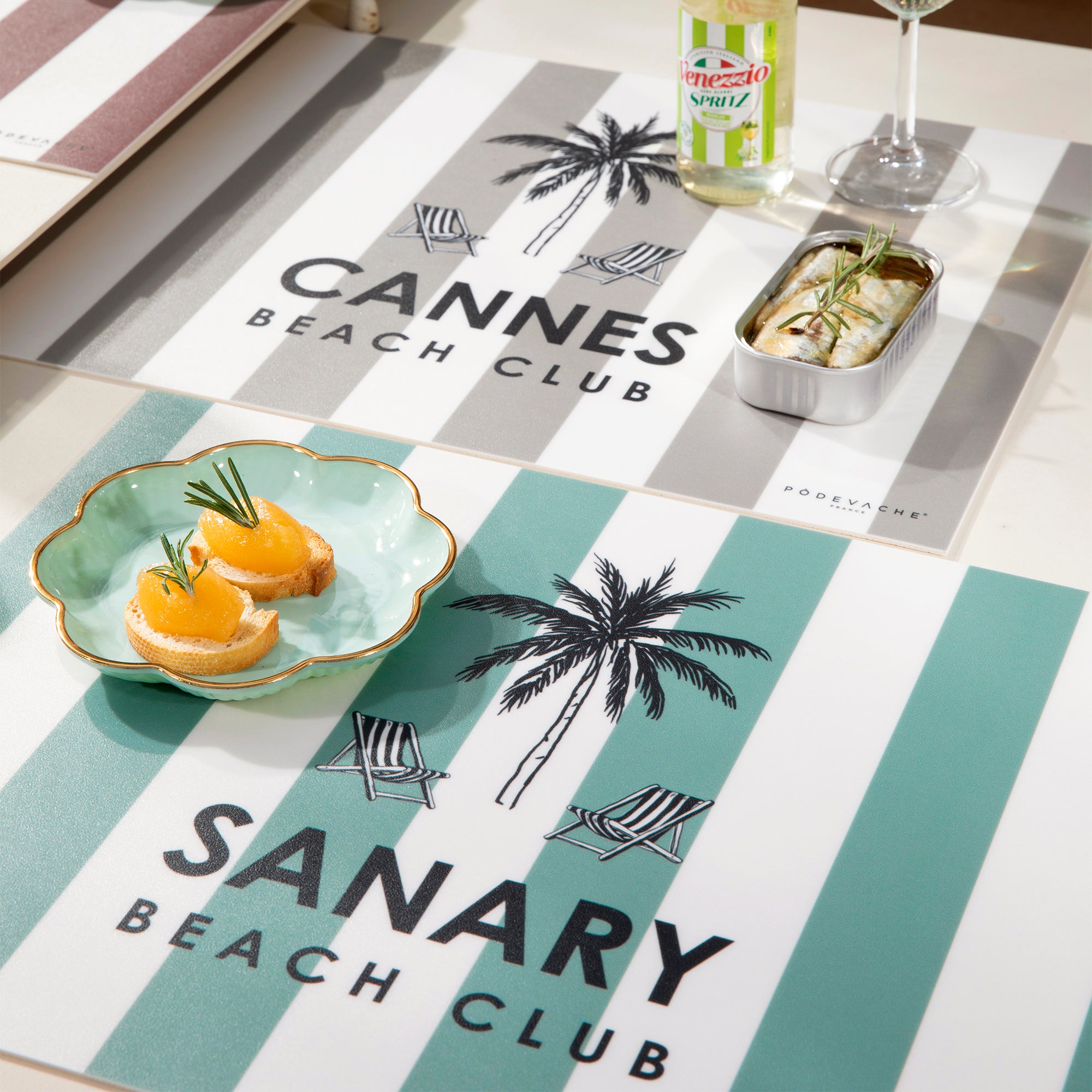 Set de table vinyle personnalisé Dolce Green