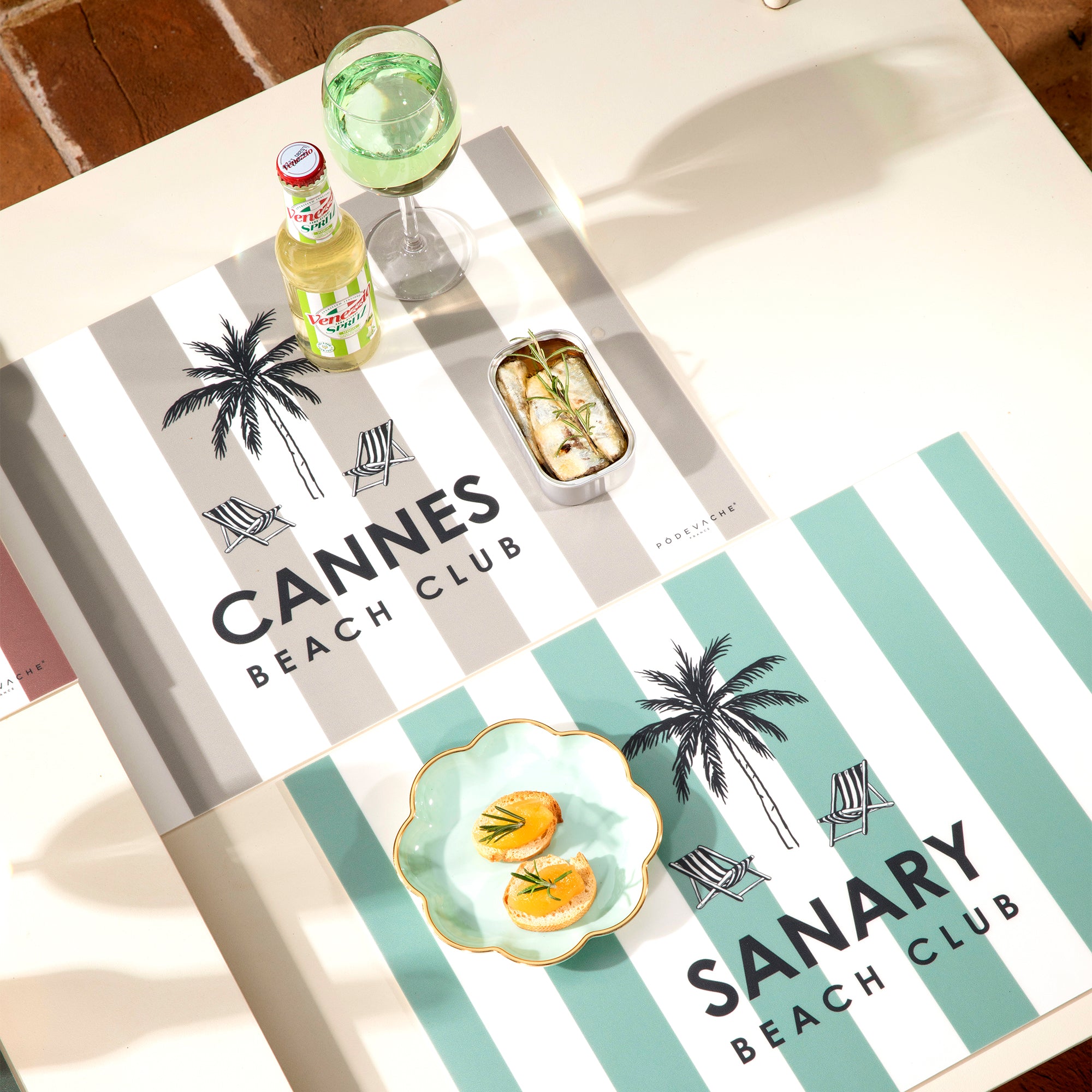 Set de table vinyle personnalisé Dolce Green