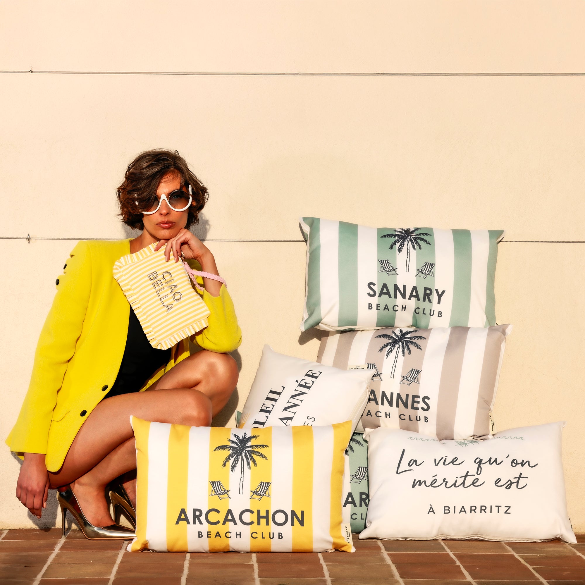 Coussin extérieur personnalisé Dolce Green