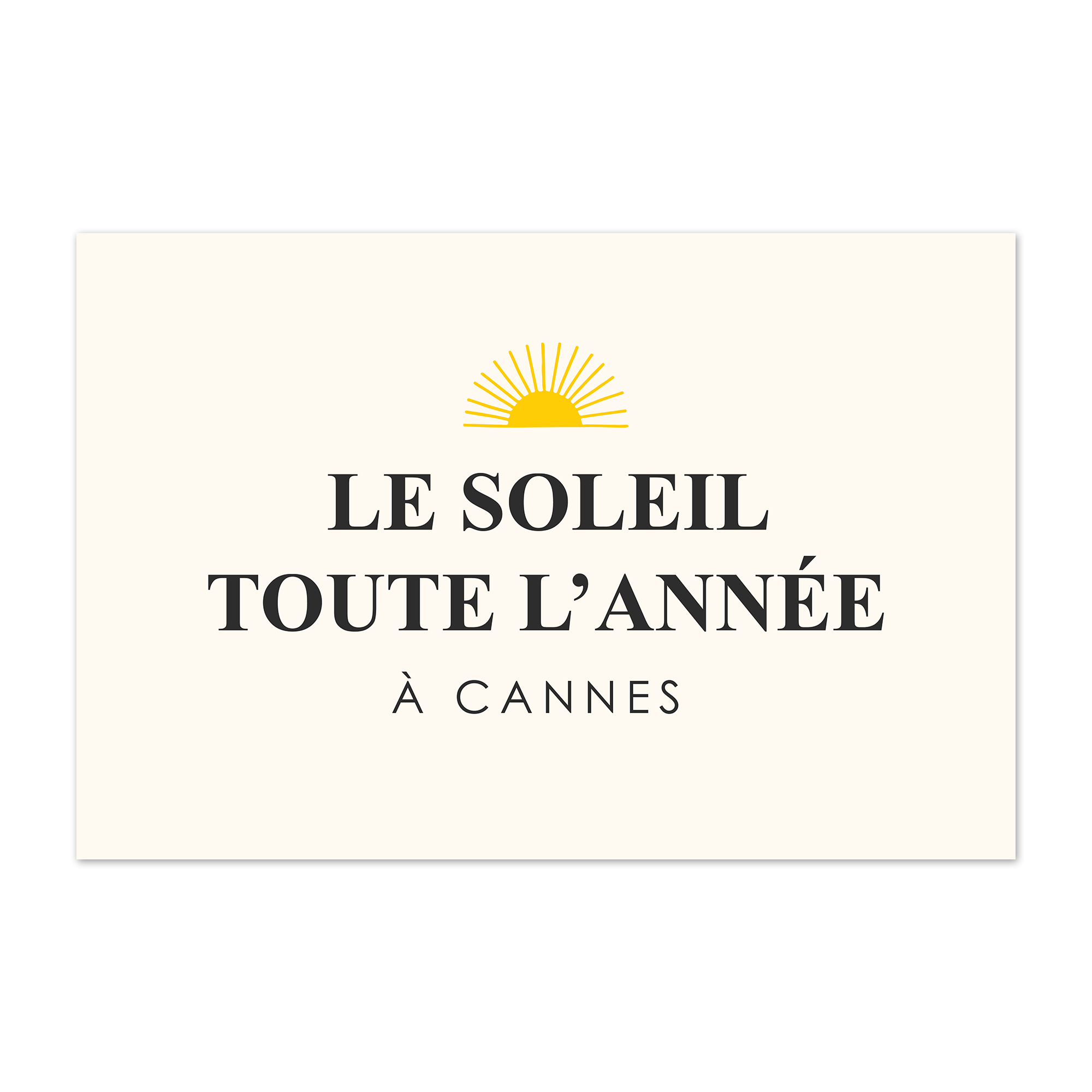 Tapis vinyle personnalisé Soleil