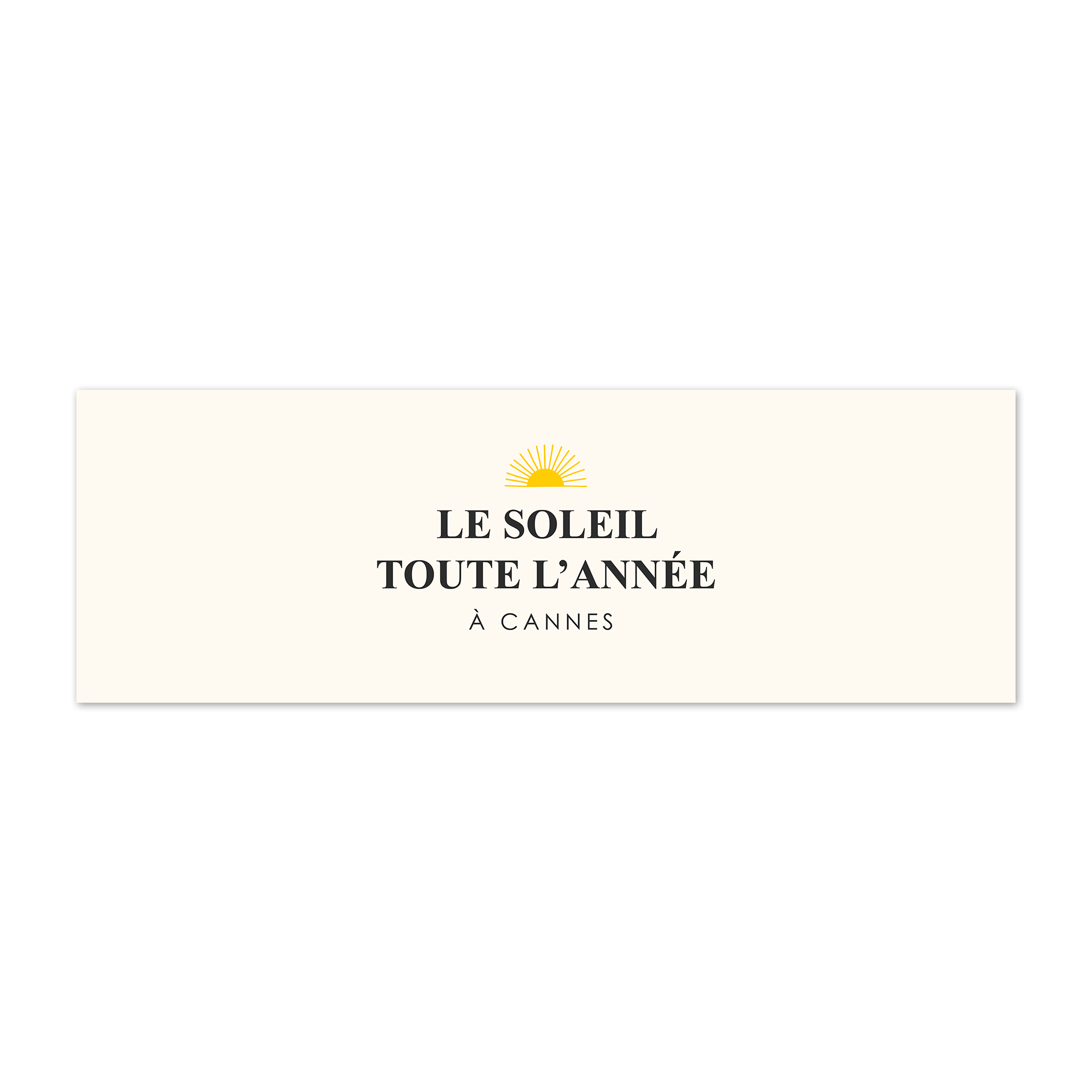 Tapis vinyle personnalisé Soleil