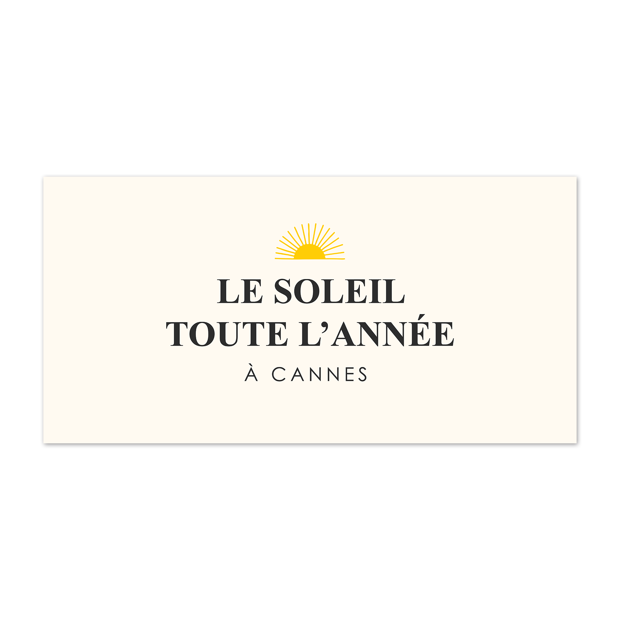 Tapis vinyle personnalisé Soleil