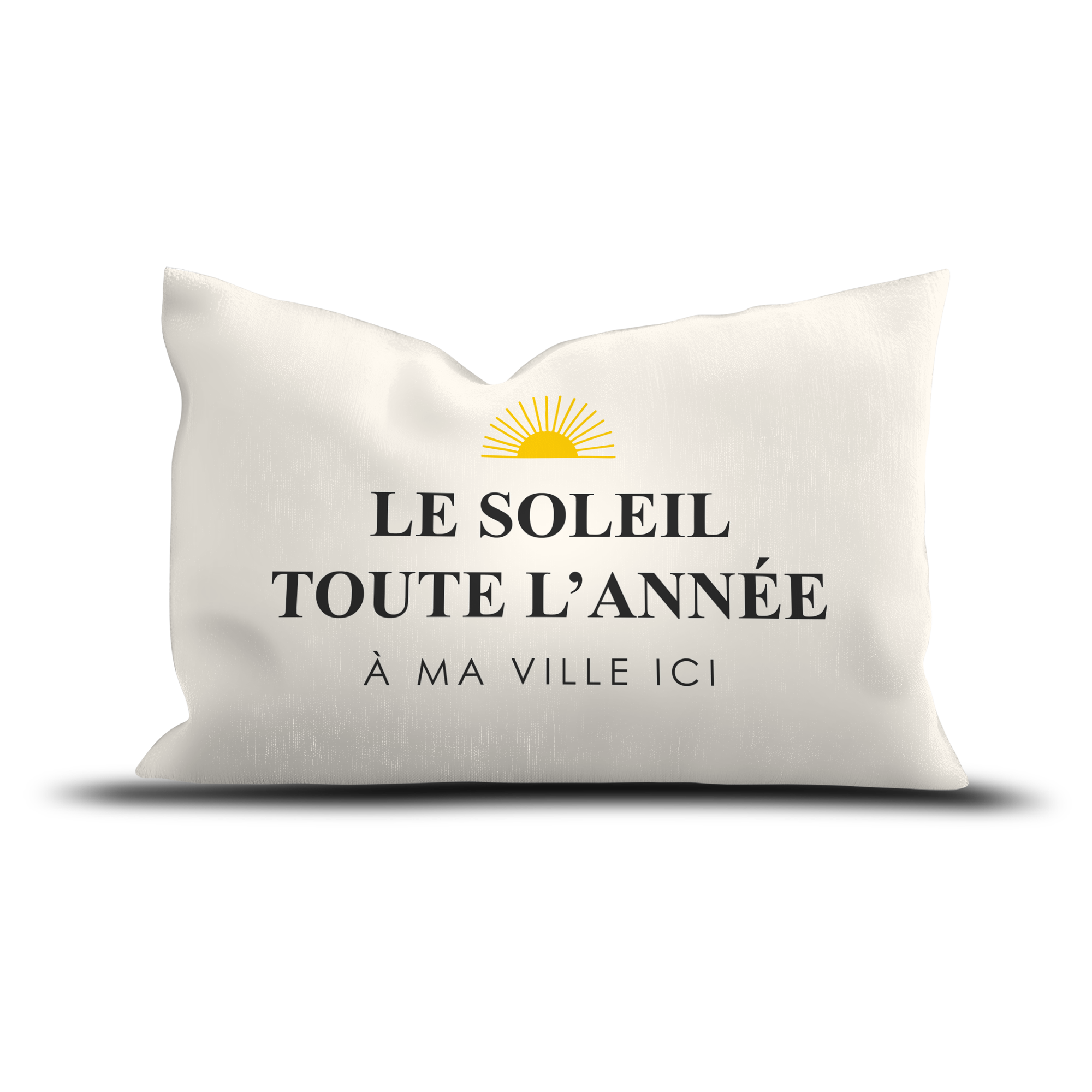Coussin extérieur personnalisé Soleil