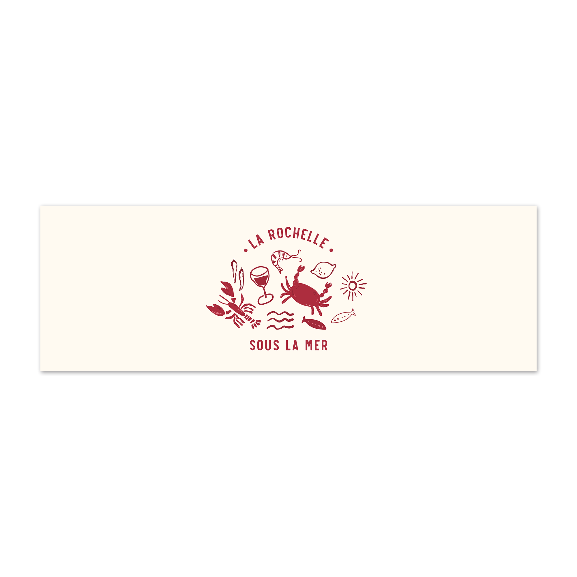 Tapis vinyle personnalisé Sous la Mer Rouge