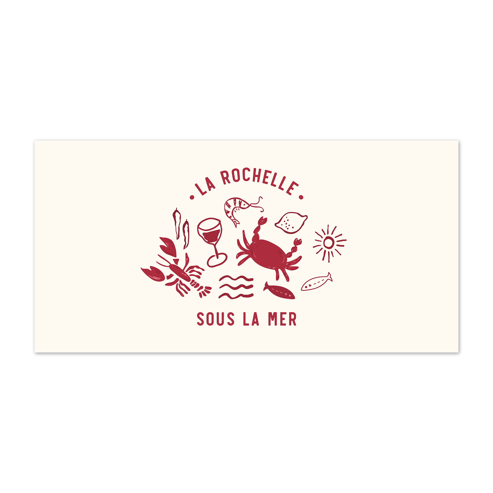 Tapis vinyle personnalisé Sous la Mer Rouge