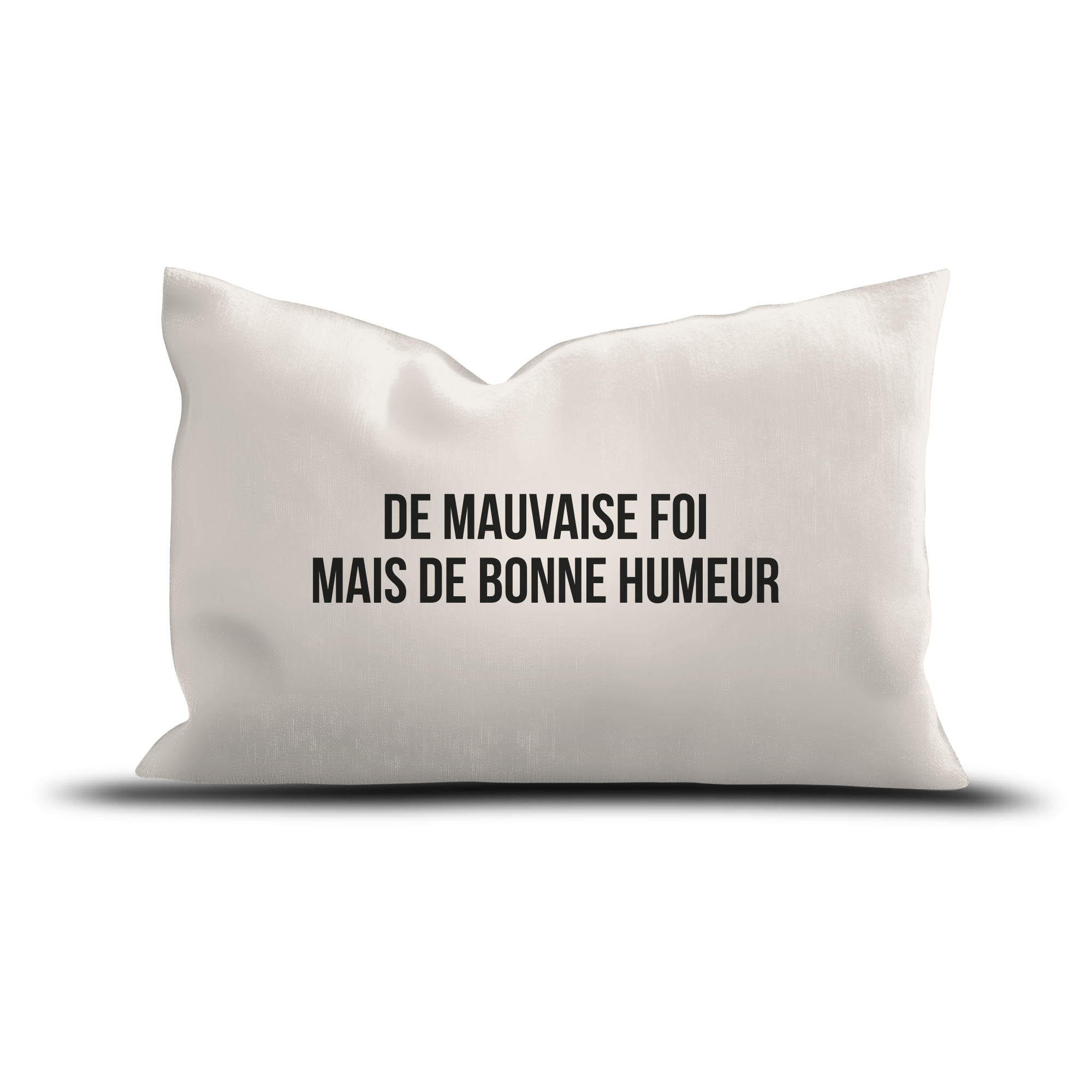 Coussin Velours Mauvaise Foi