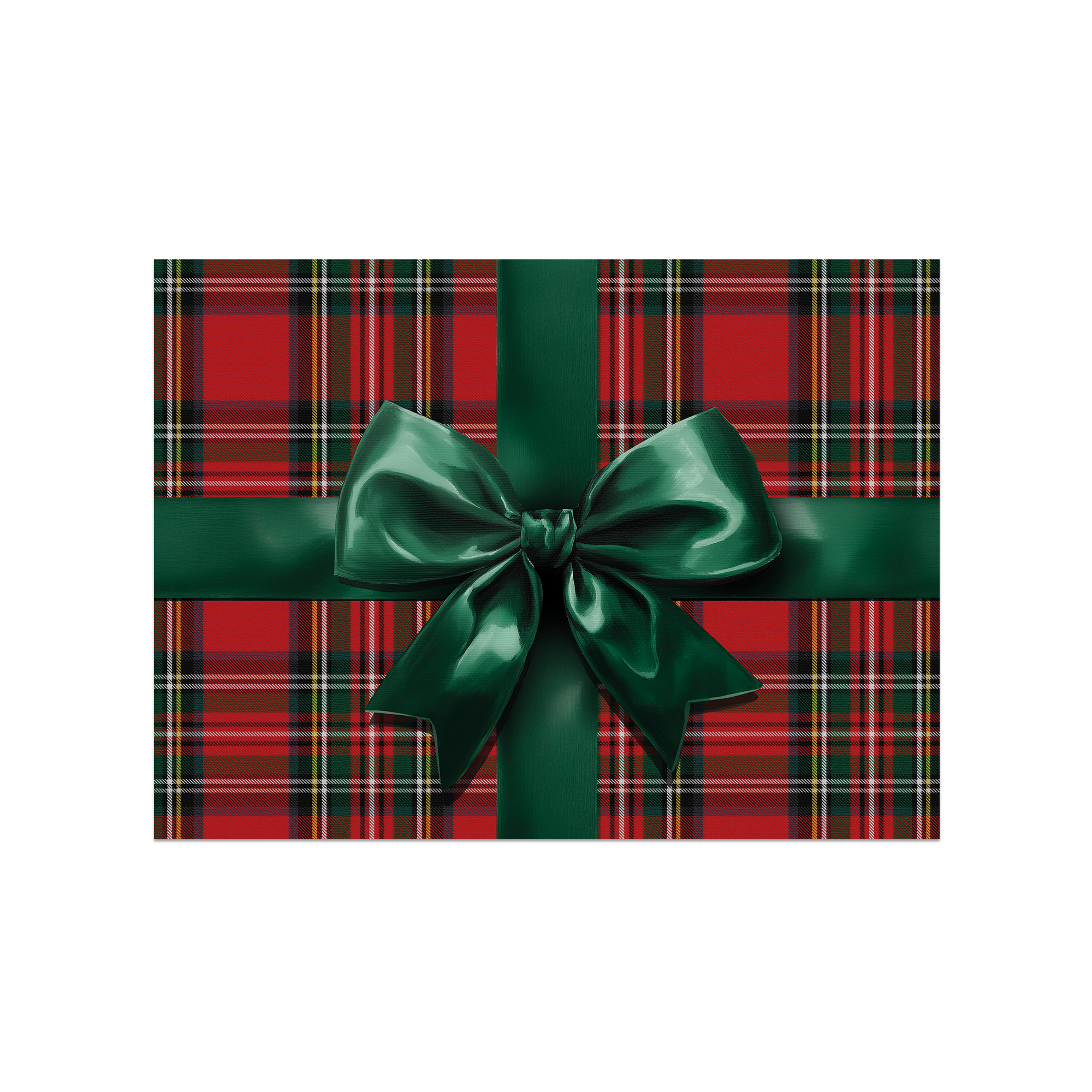 Set De Table Vinyle Green Tartan