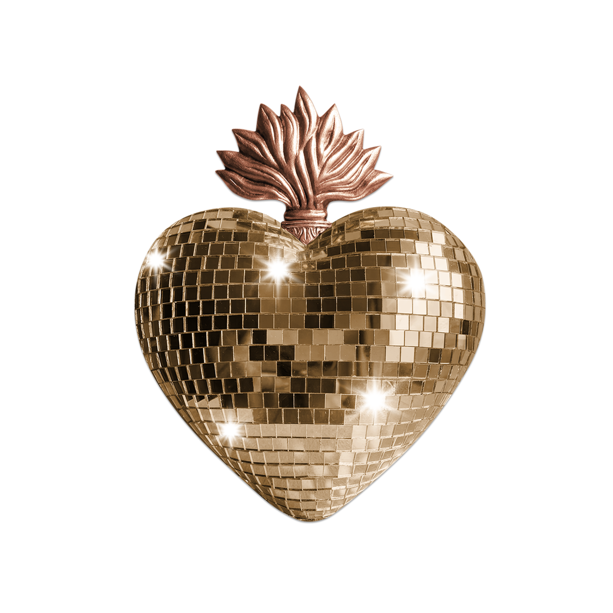 Gold Ex Voto vinyl placemat
