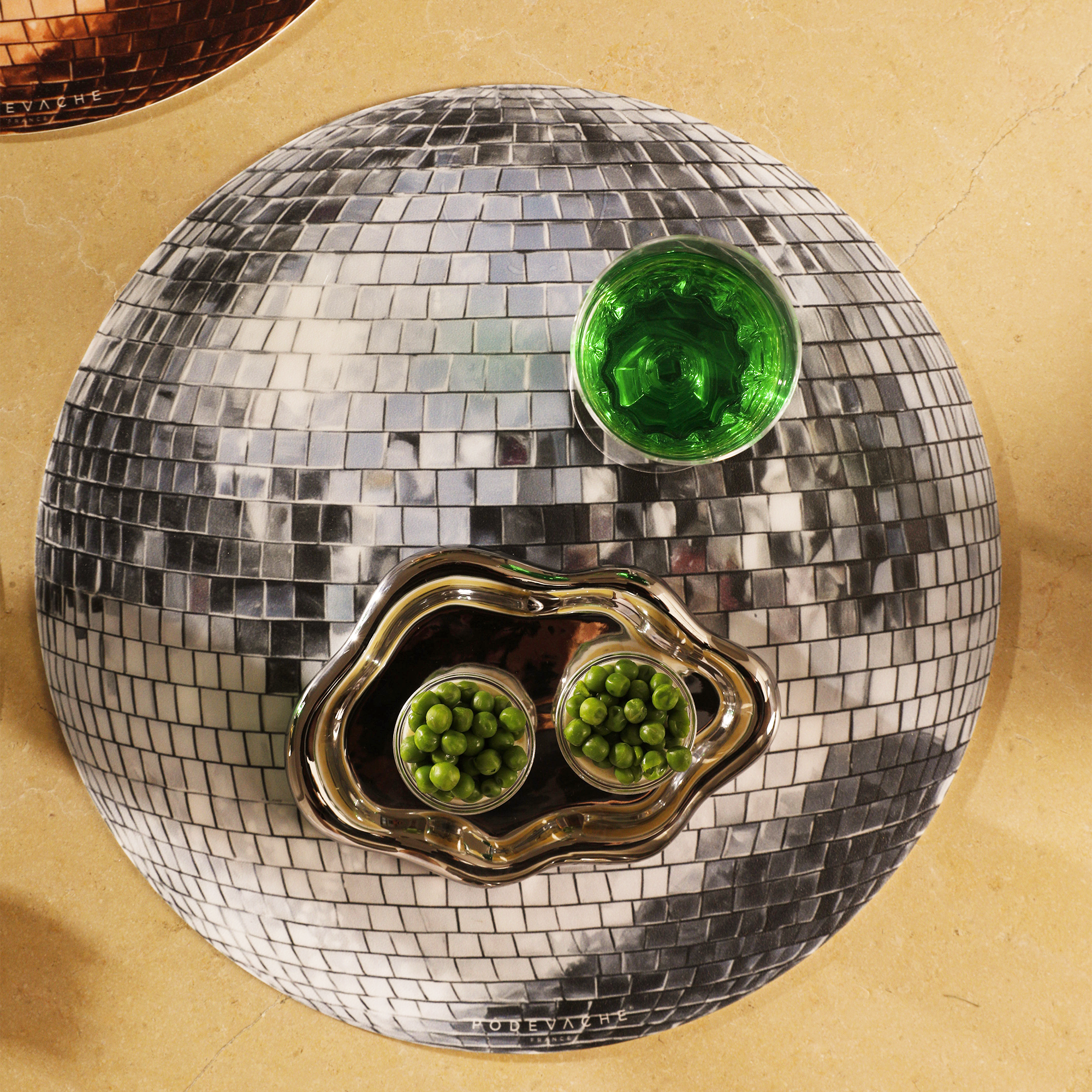 Set de table vinyle Disco Ball