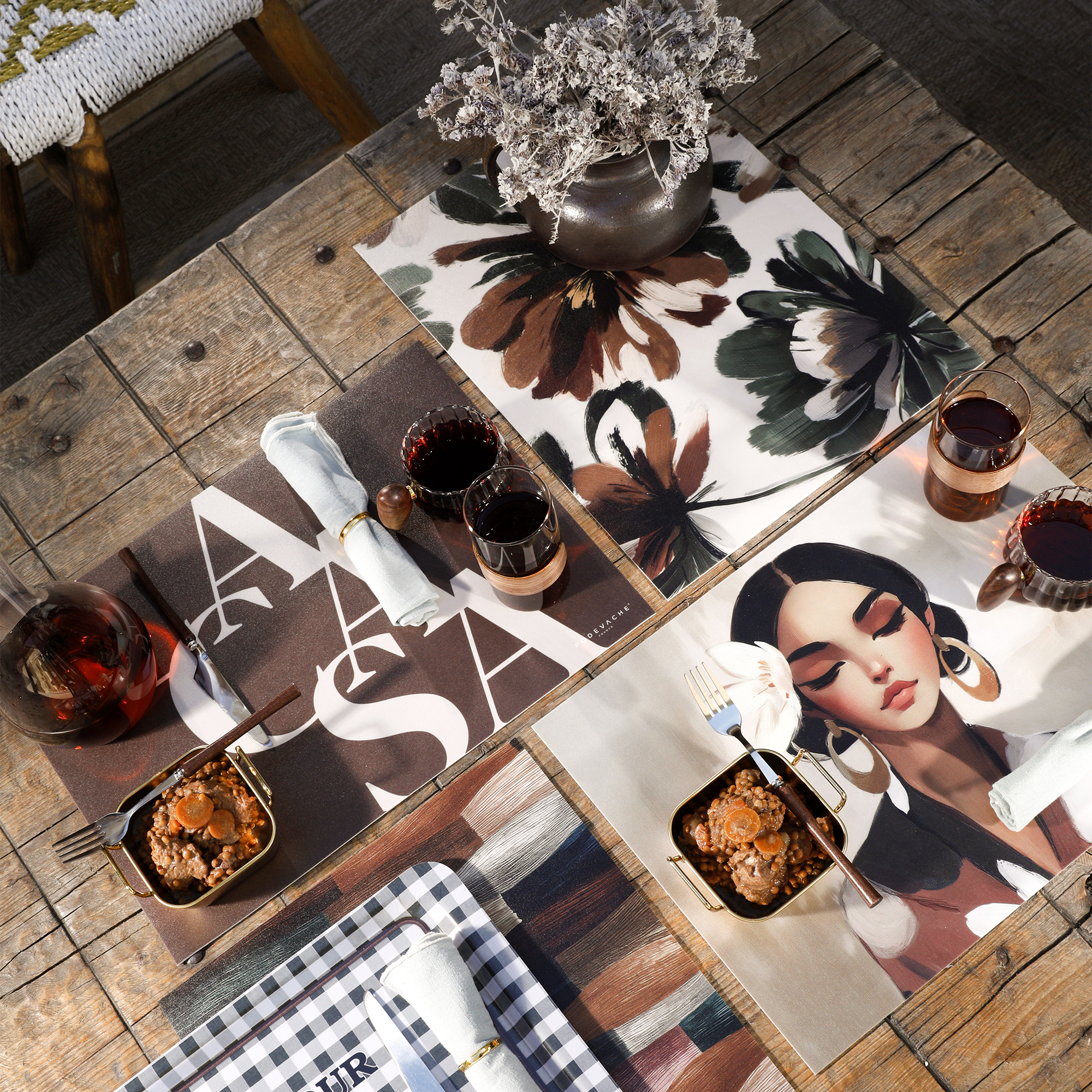 Set De Table Vinyle Sancta Casa