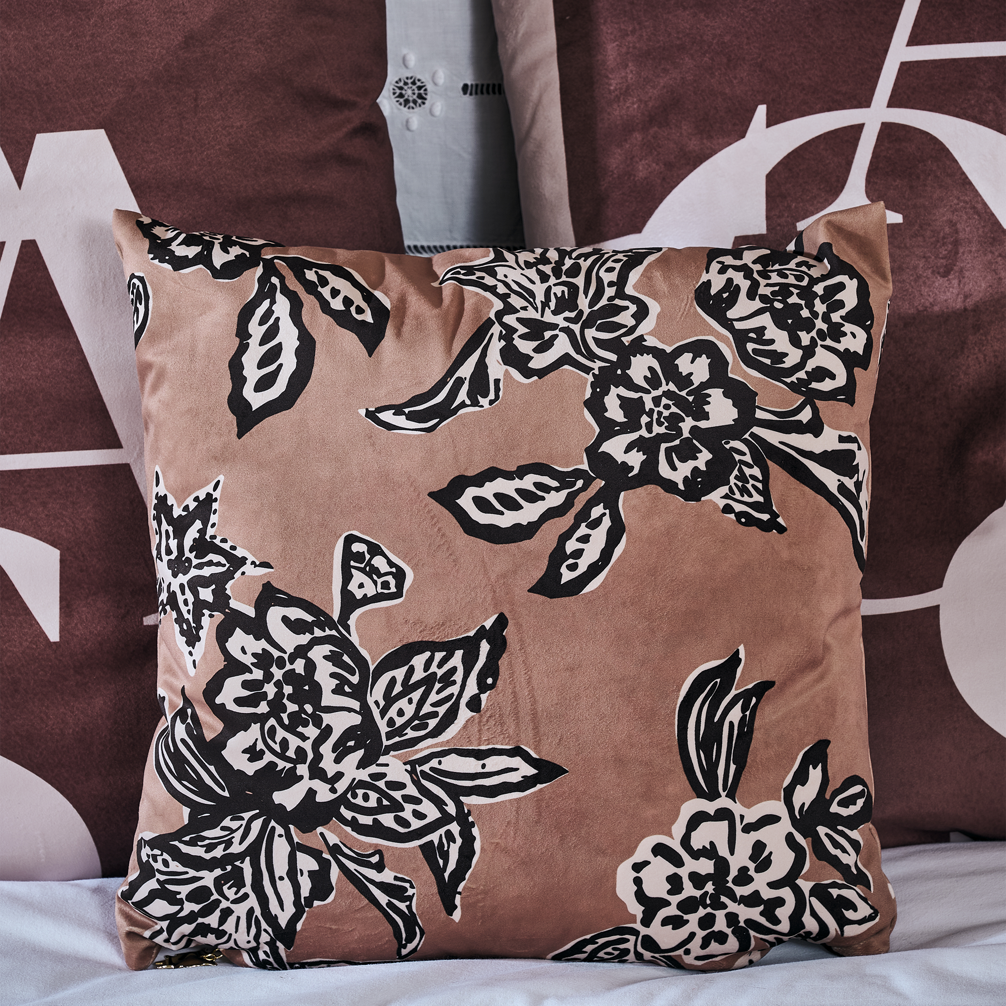 Coussin velours Ayacucho