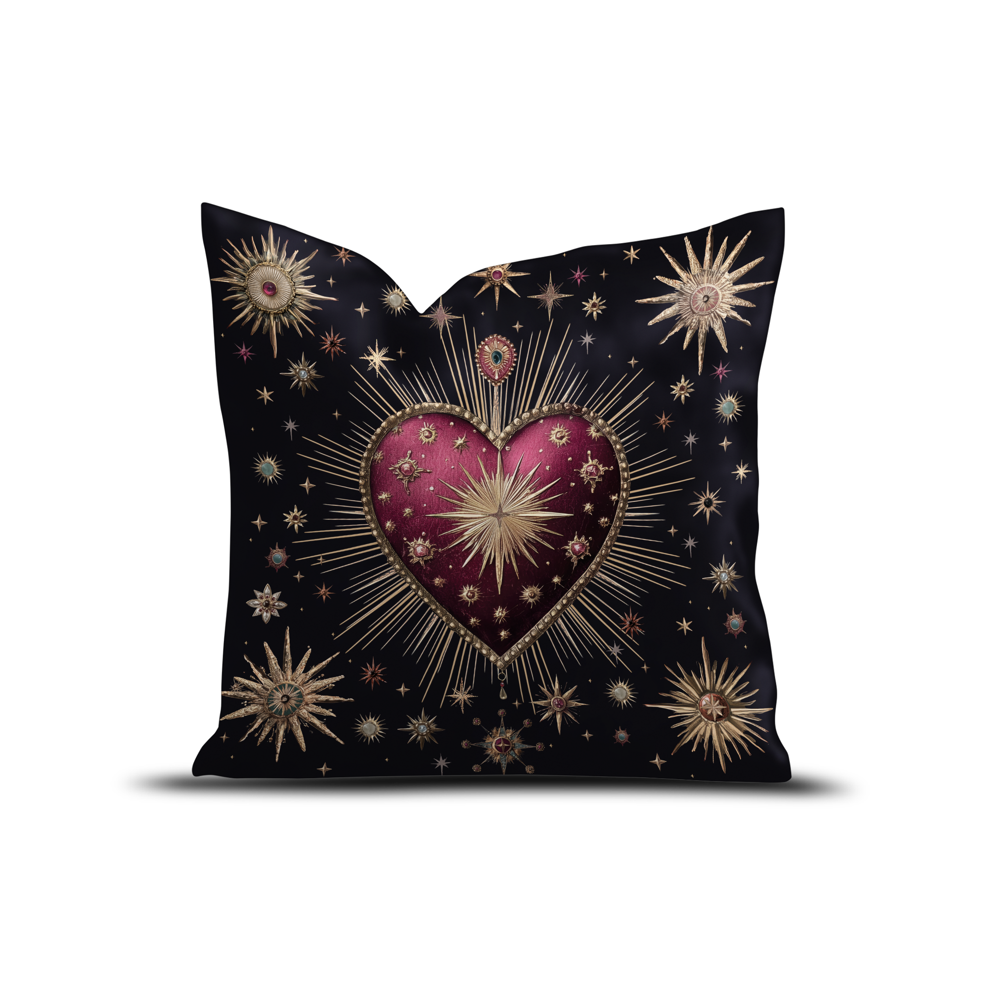 Coussin velours Corazon de Arequipa