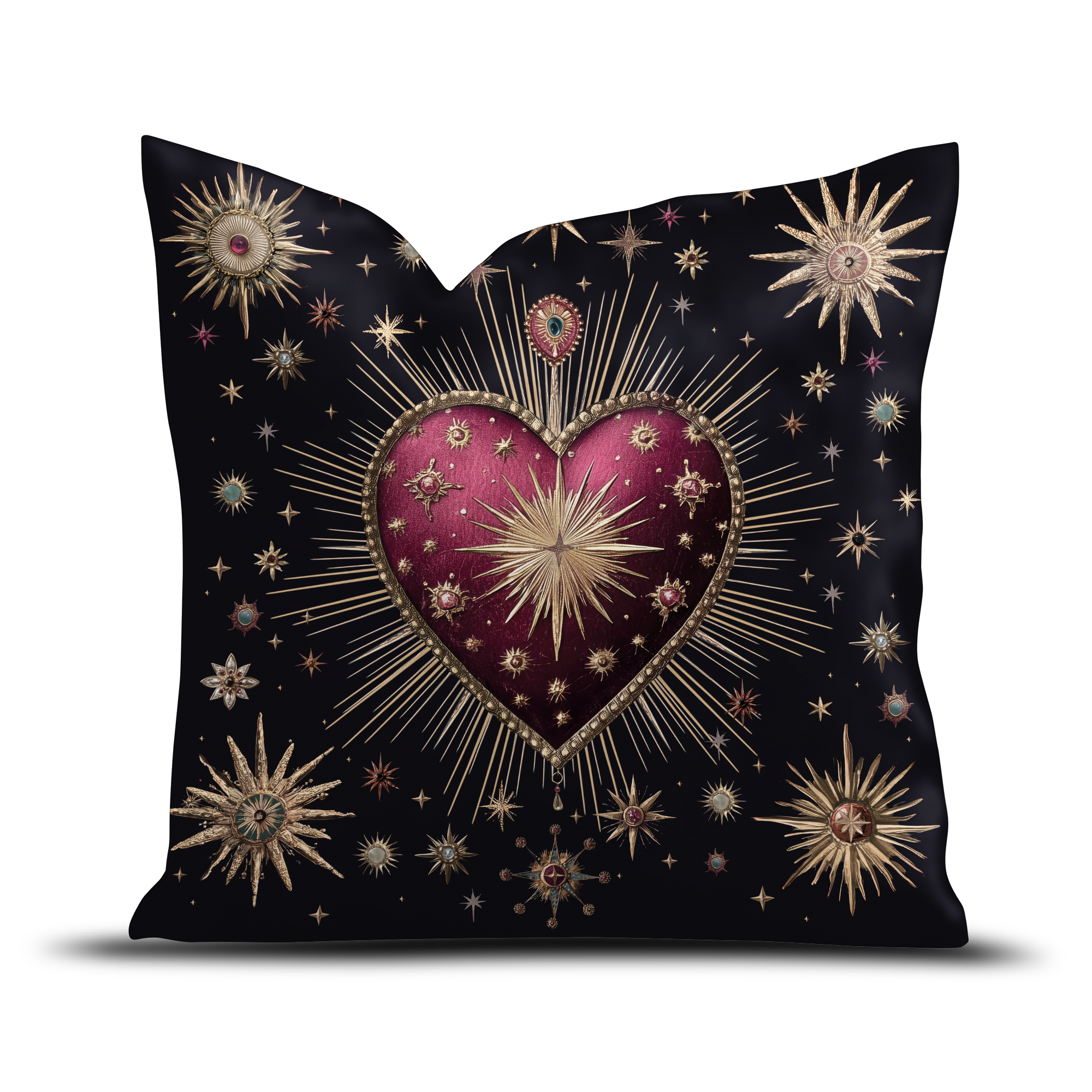 Coussin velours Corazon de Arequipa