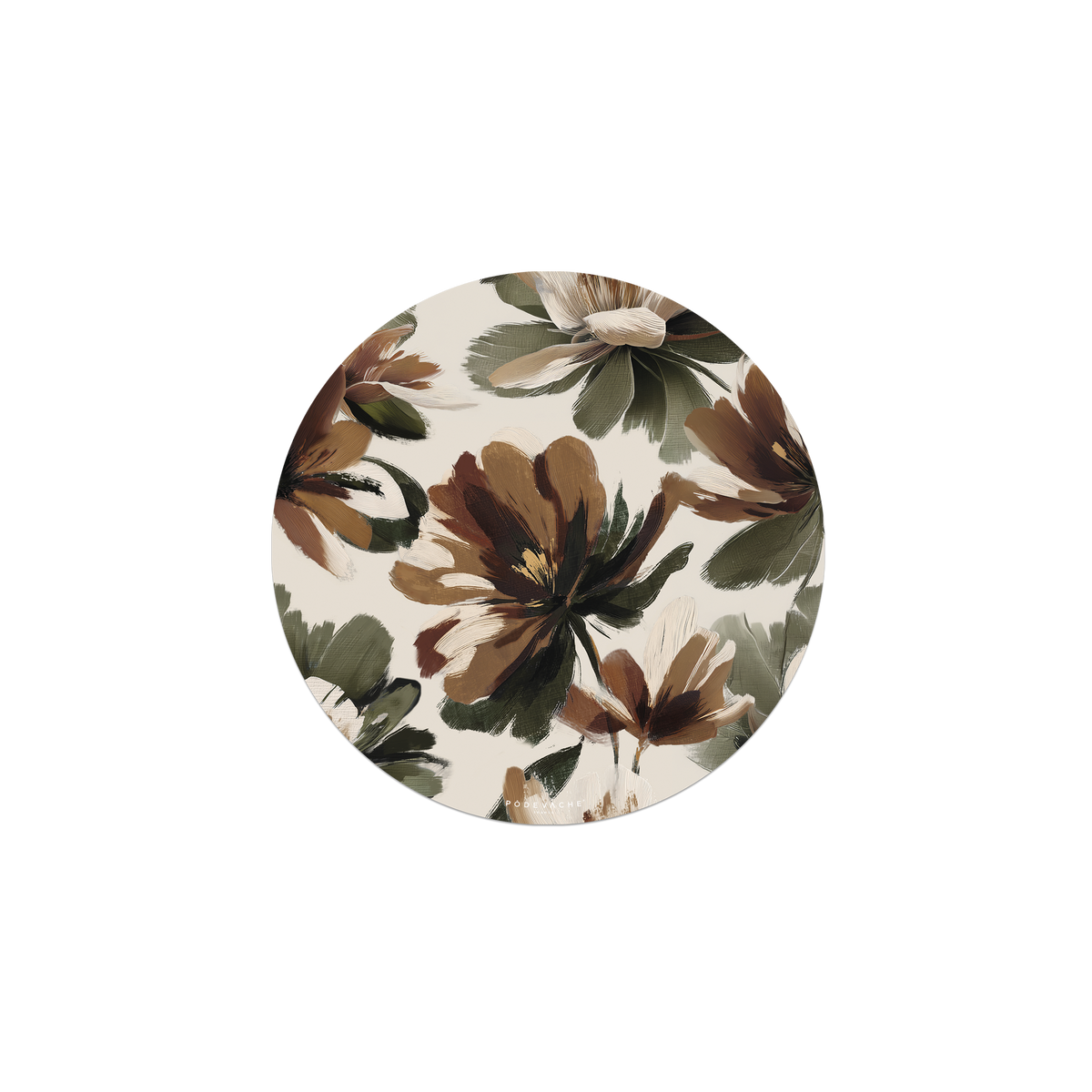 Tapis de souris en vinyle rond — modèle Cuenca