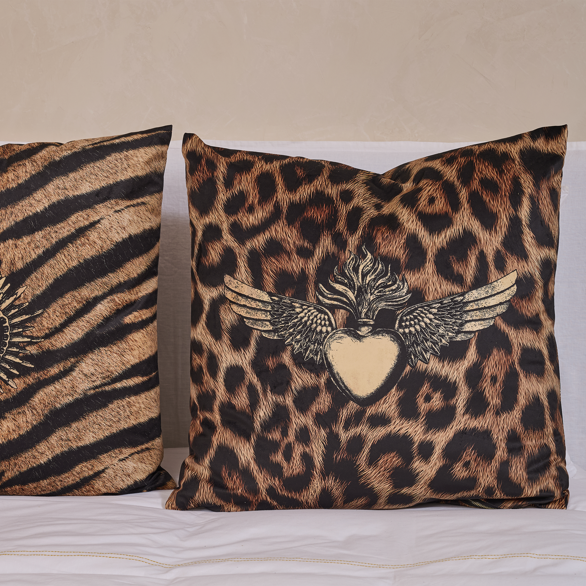 Coussin velours Corazon de Lima