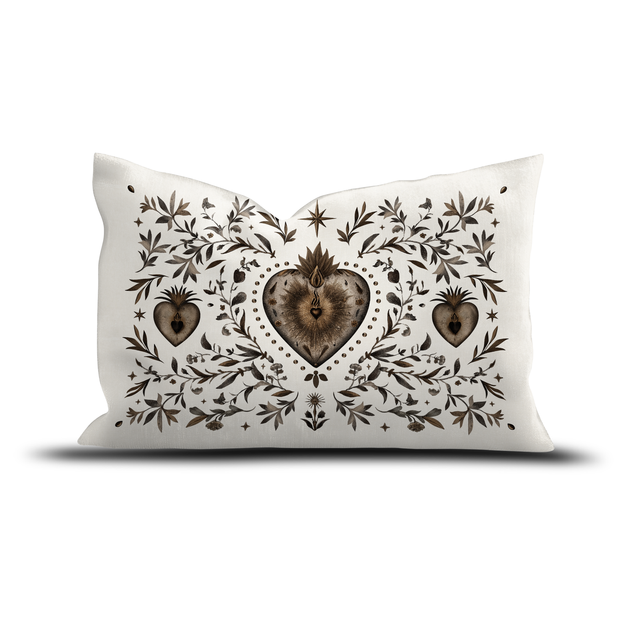 Coussin velours Corazon de Cuenca