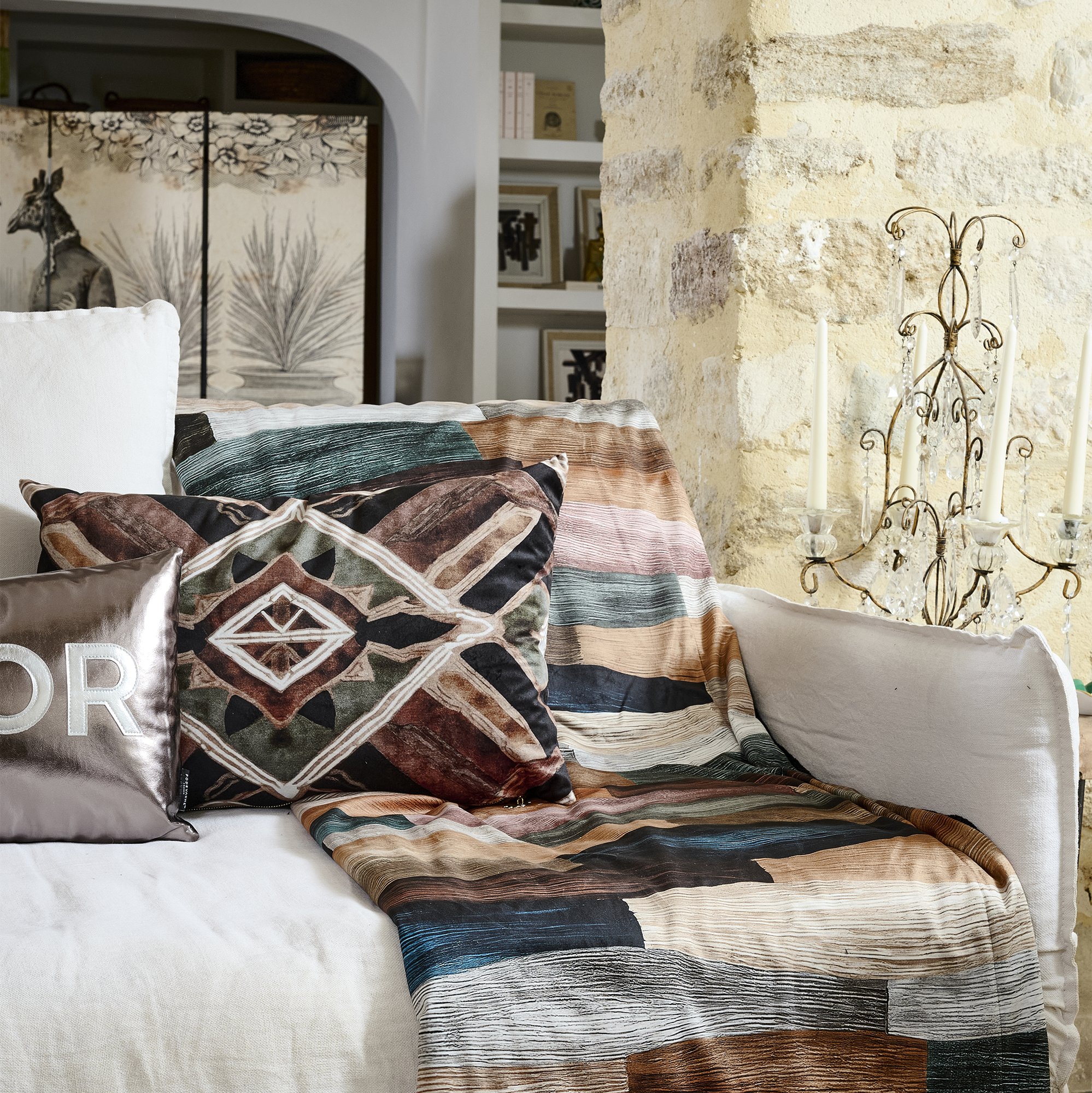 Coussin velours Tiradentes