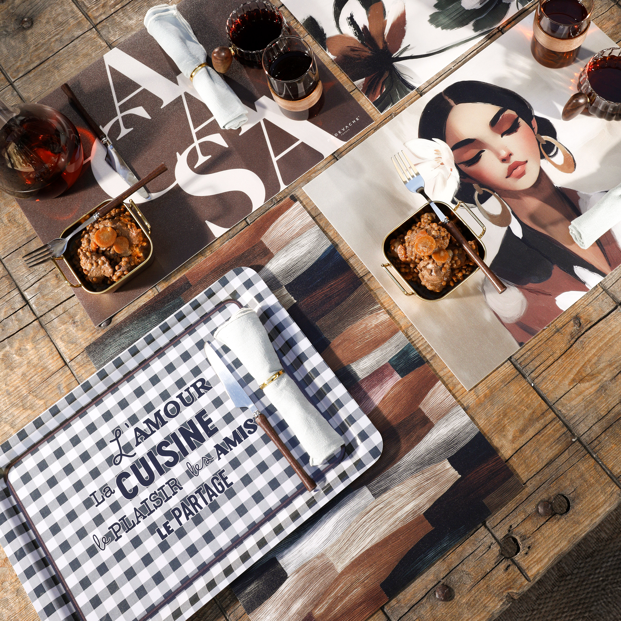 Set De Table Vinyle Congonhas