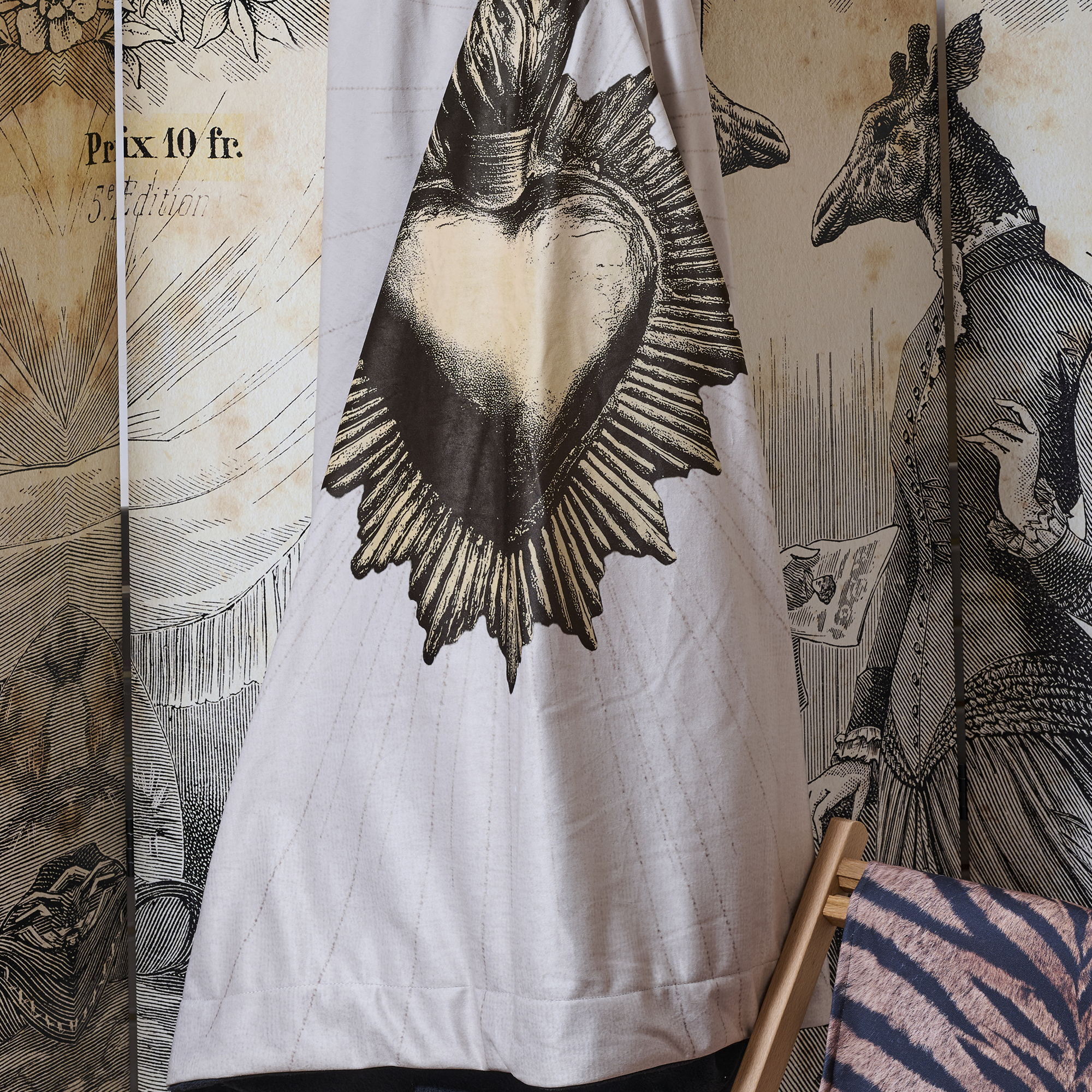 Plaid Velours Corazon de Cartagena