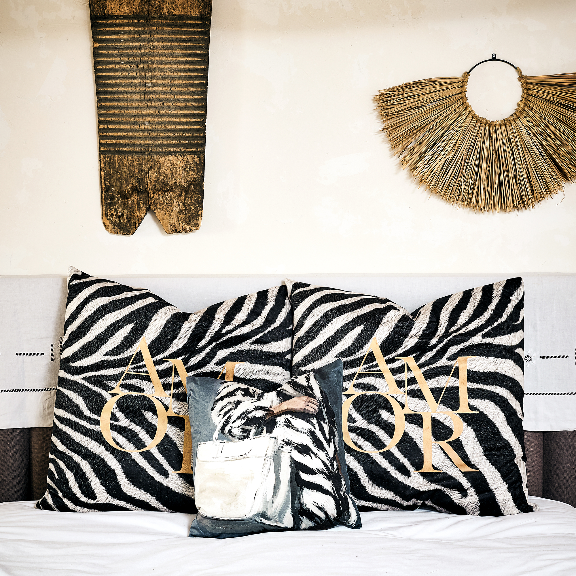 Coussin velours San Diego