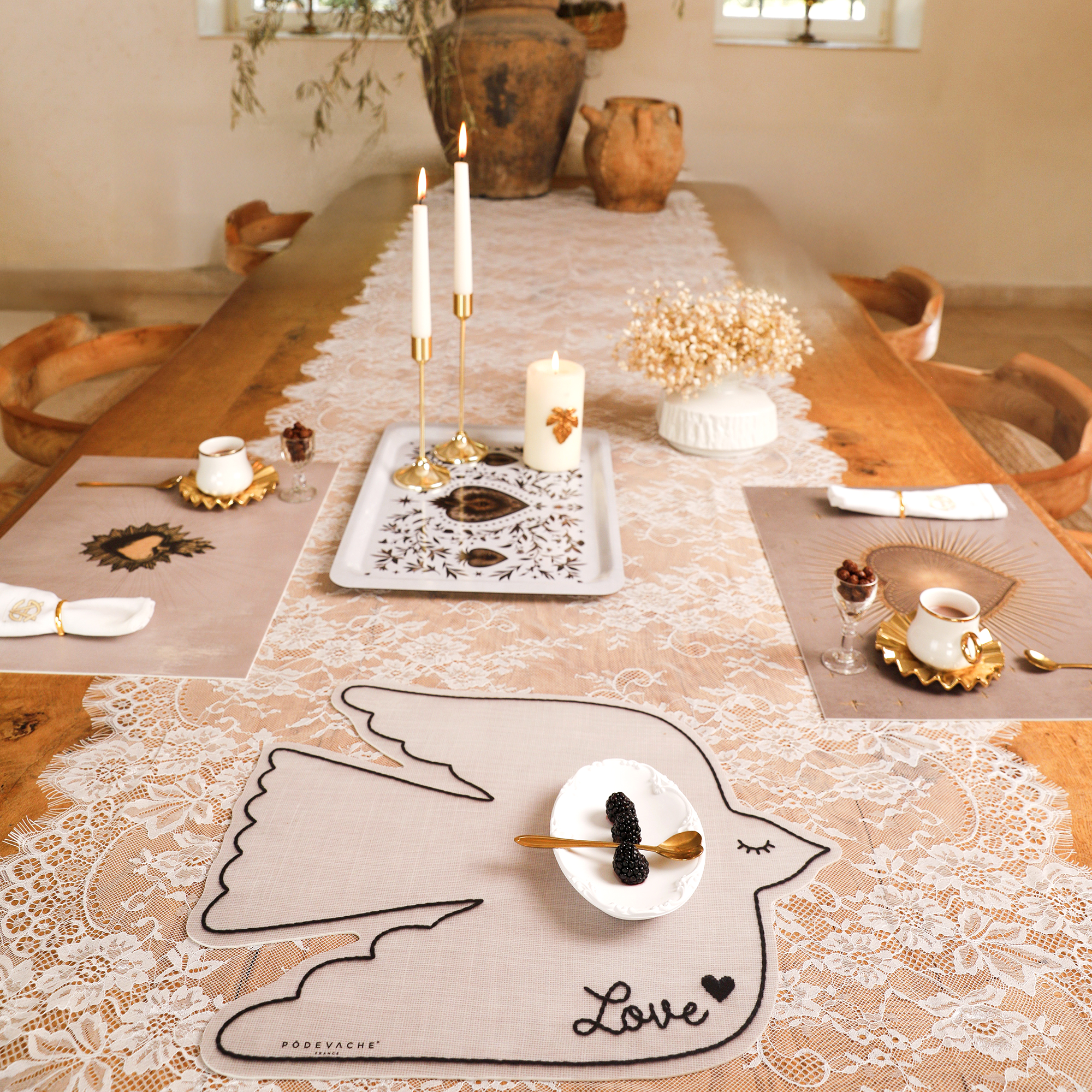 Set De Table Vinyle Corazon de San Jose