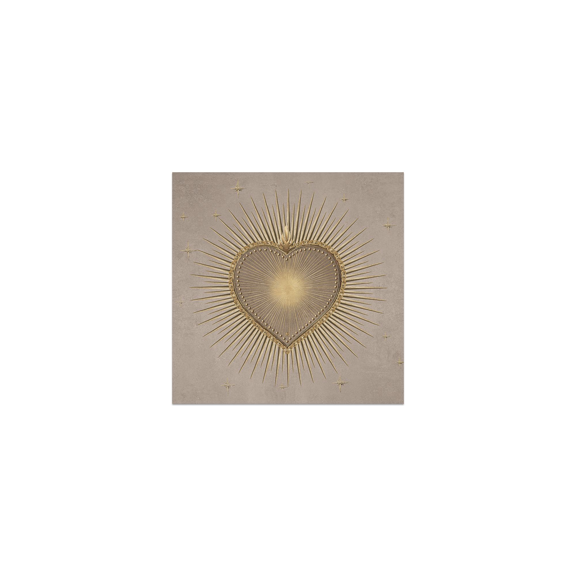 Lot de 6 dessous de verre Vinyle Corazon de San Jose