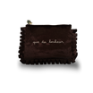 Pochette velours satiné brodé Cajamarca