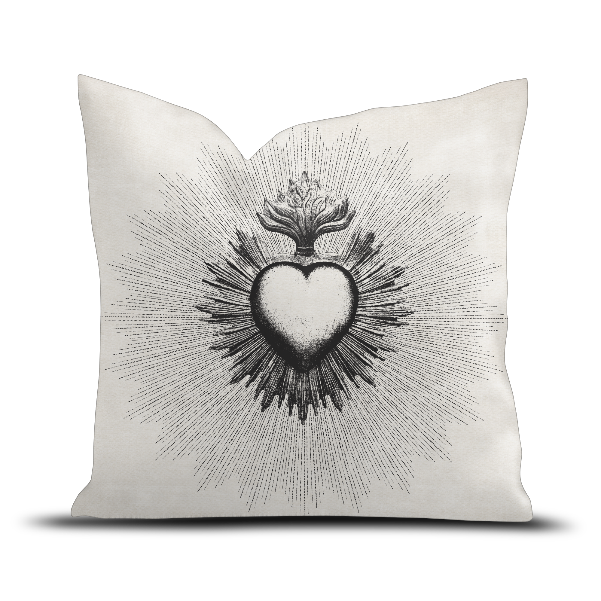 Coussin velours Corazon de Santa Cruz