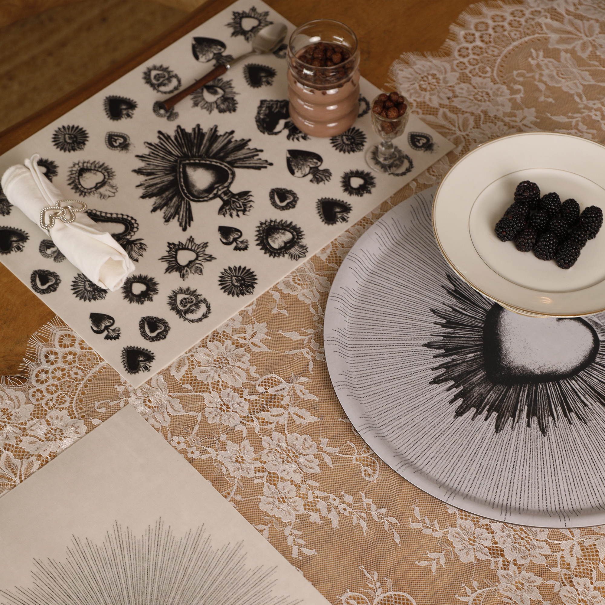 Set De Table Vinyle Corazon de Los Angeles