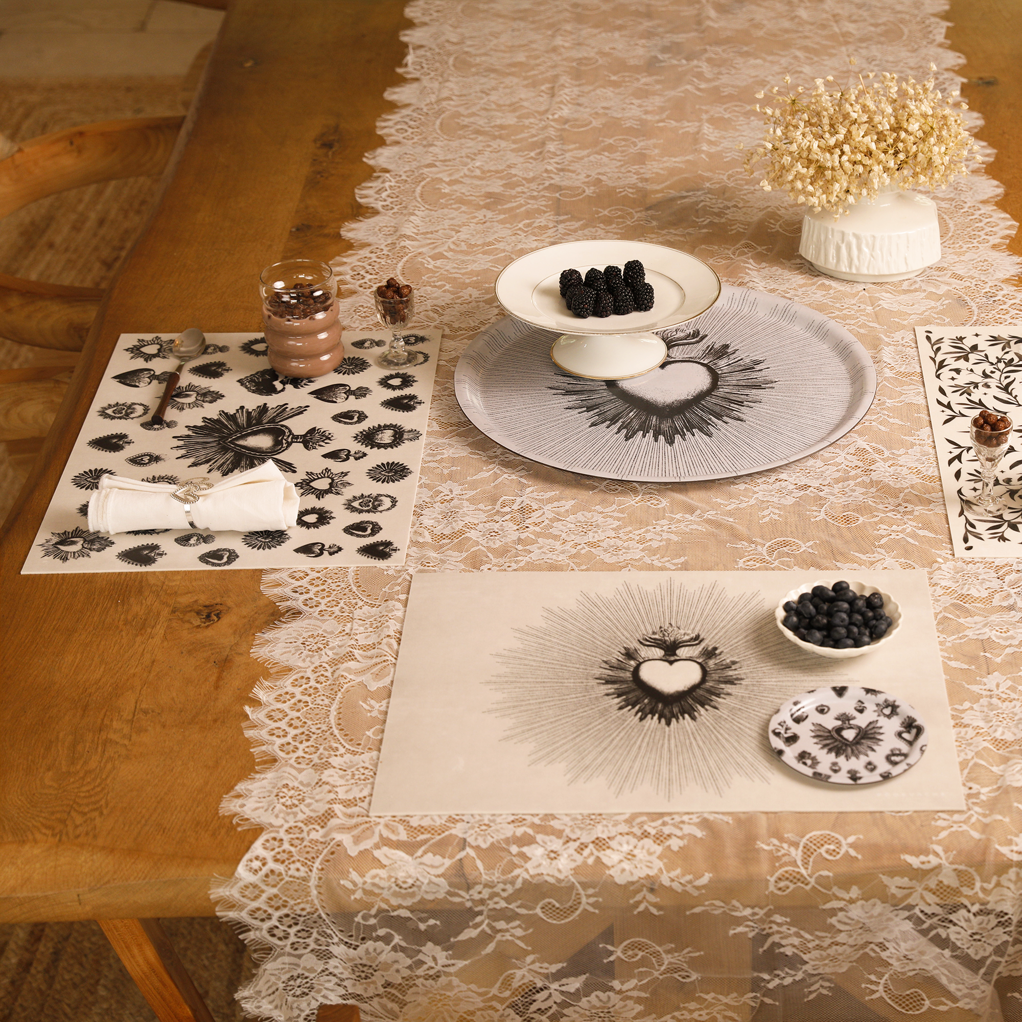 Set De Table Vinyle Corazon de Los Angeles