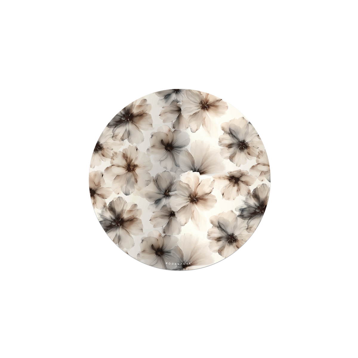 Tapis de souris en vinyle rond — modèle Blackburn