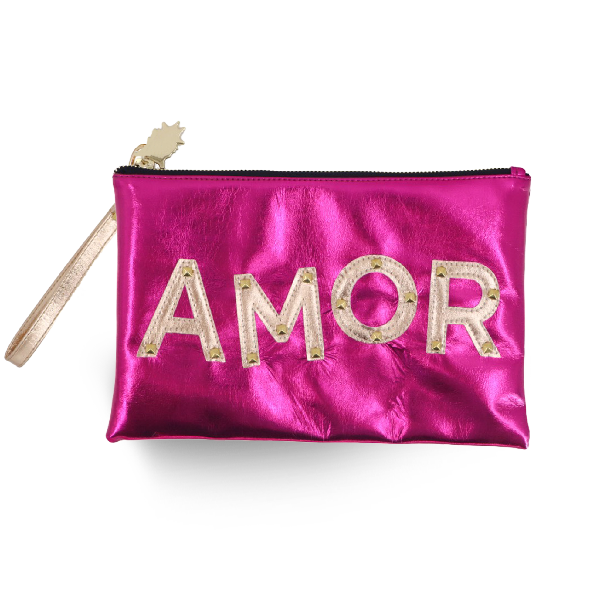 Pochette simili cuir Leeds