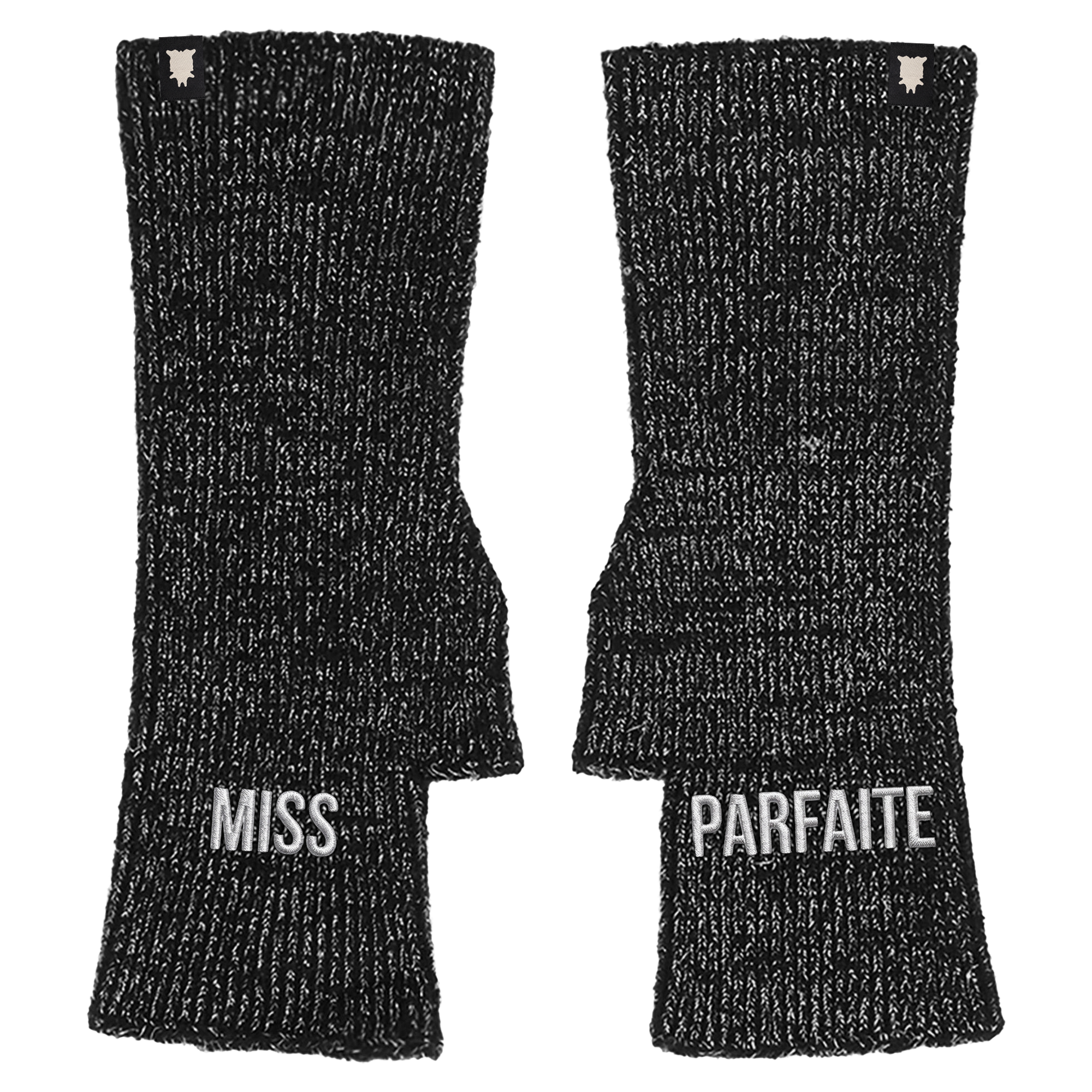 Mitaines paillettes à message Miss Parfaite