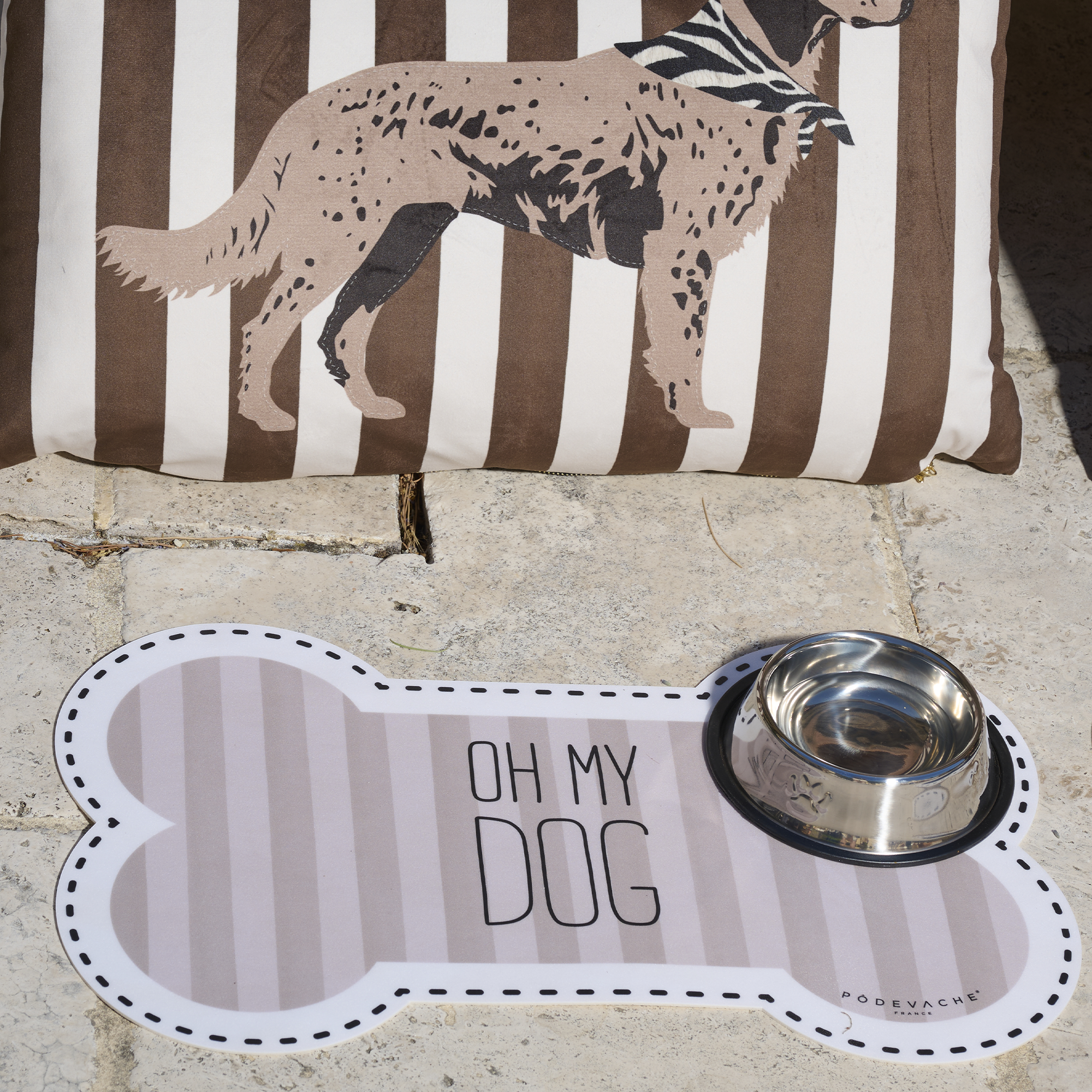 Tapis gamelle vinyle Oh My Dog