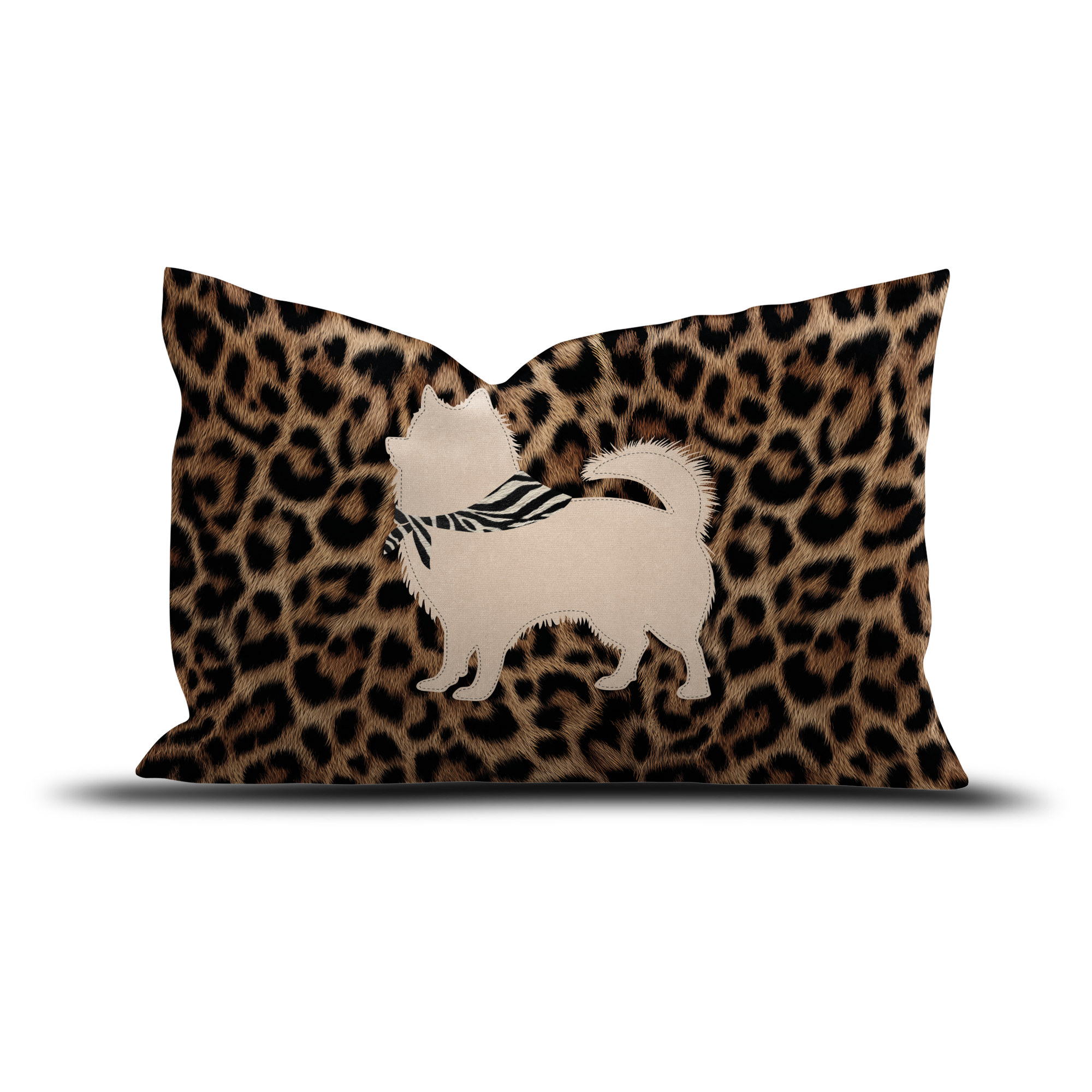Coussin velours Leo Spitz