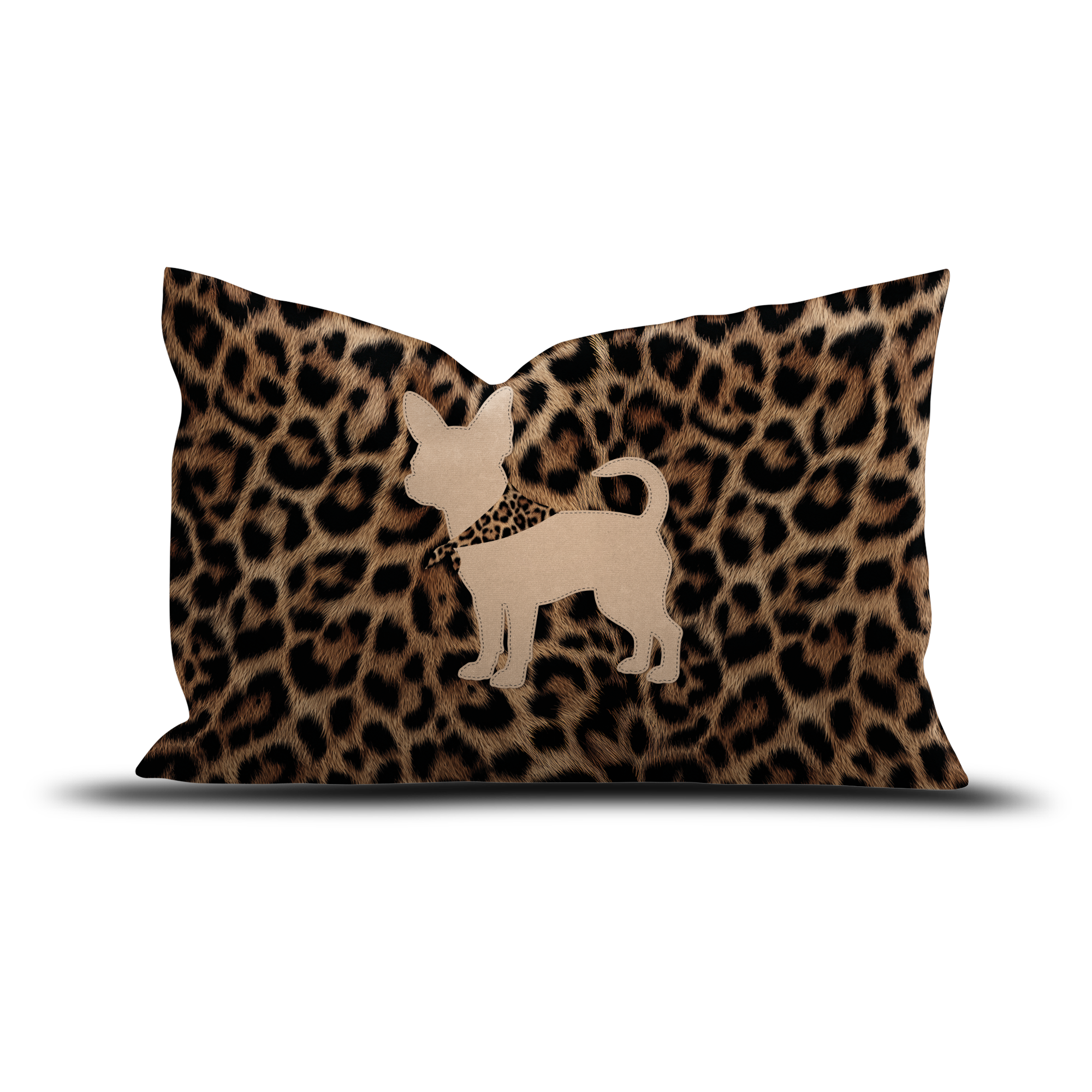 Coussin velours Leo Chihuahua