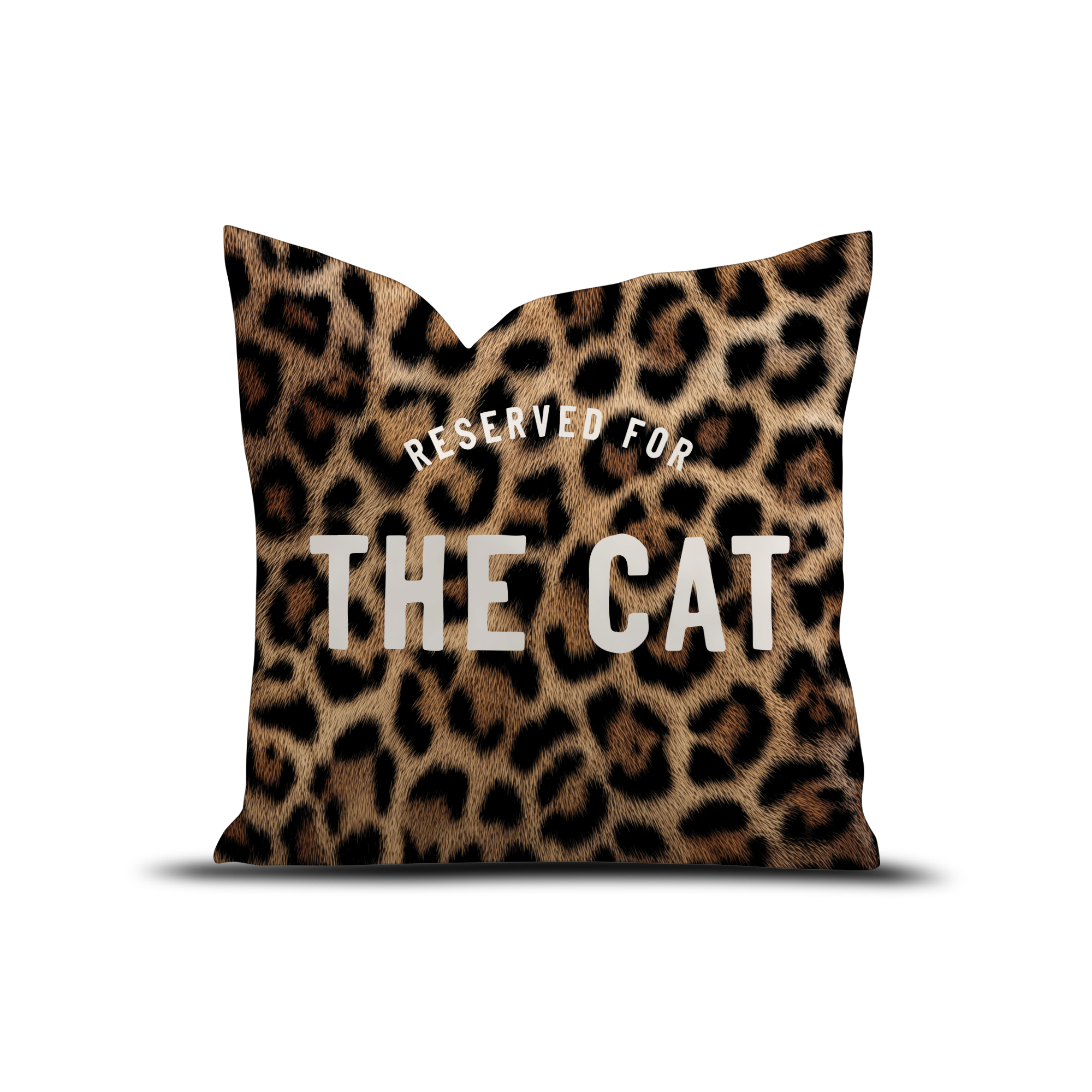 Coussin velours Leo Cat