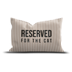 Coussin velours Stripes Cat