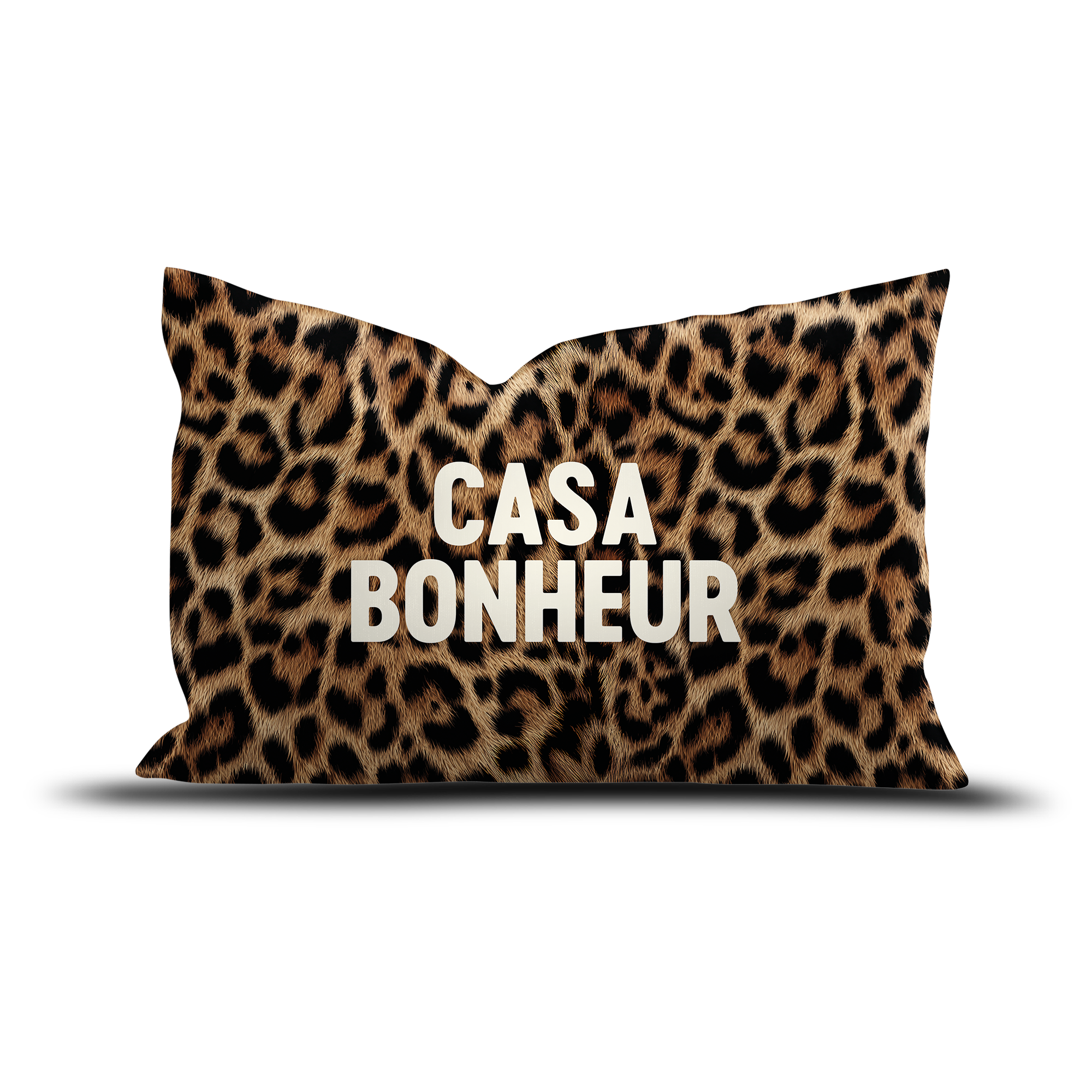 Coussin velours Leo Casa Bonheur