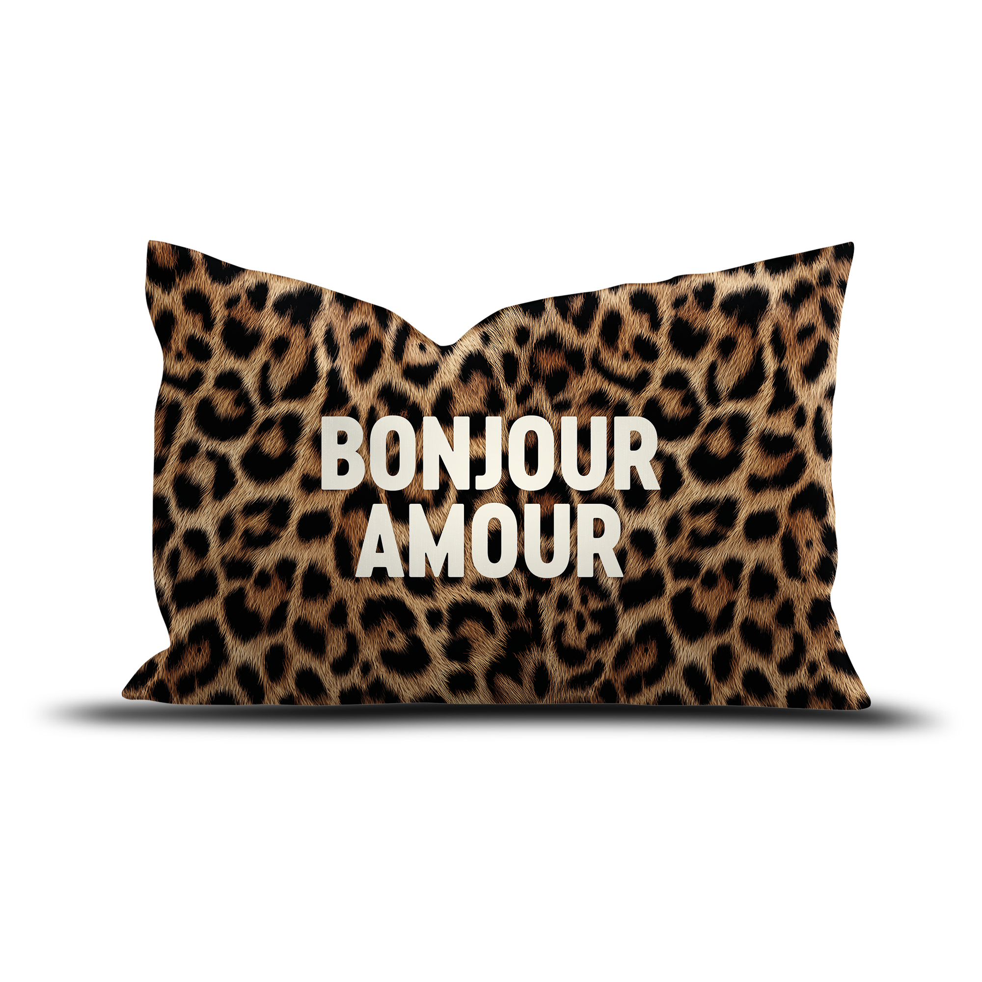 Coussin velours Leo Bonjour Amour