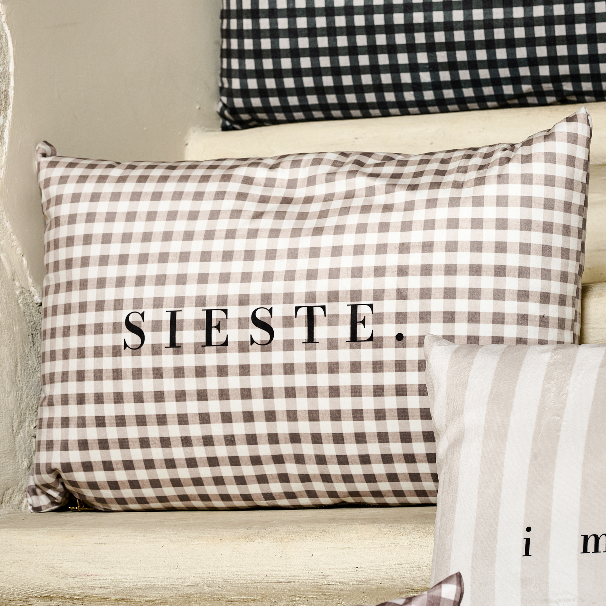 Coussin velours Sieste