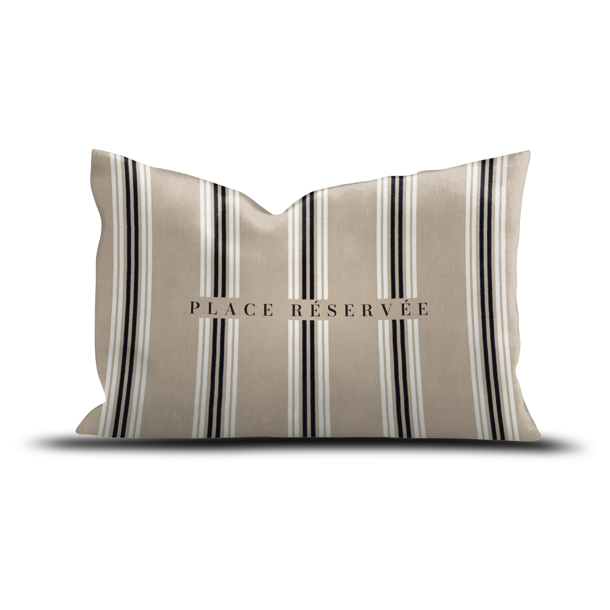 Coussin velours Place Réservée