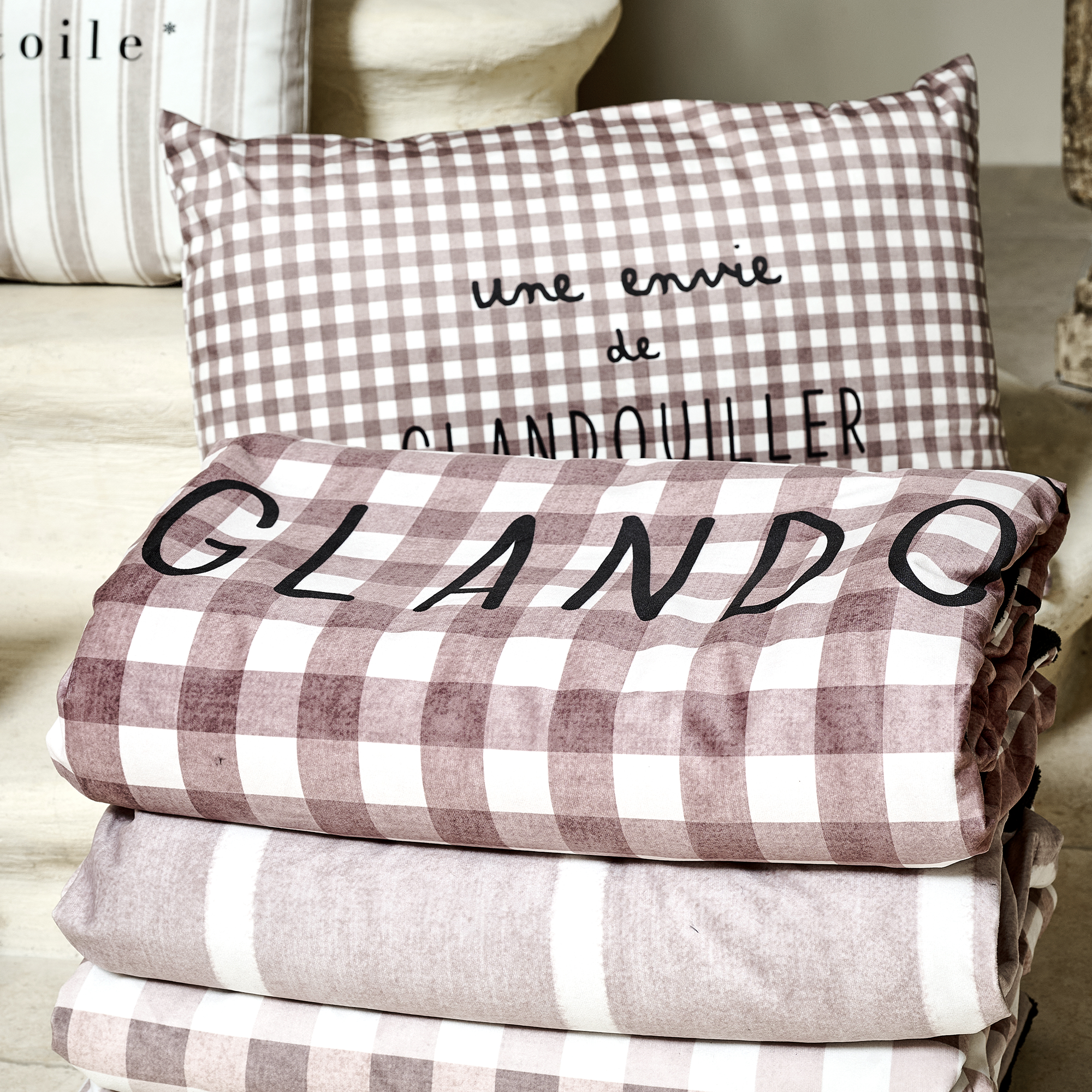 Plaid Velours Glandouiller