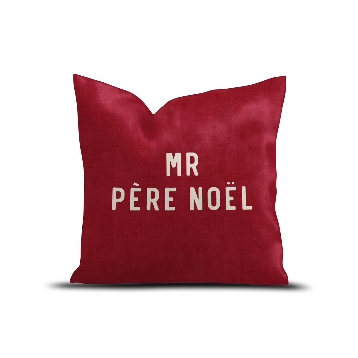 Coussin velours Mr Père Noël