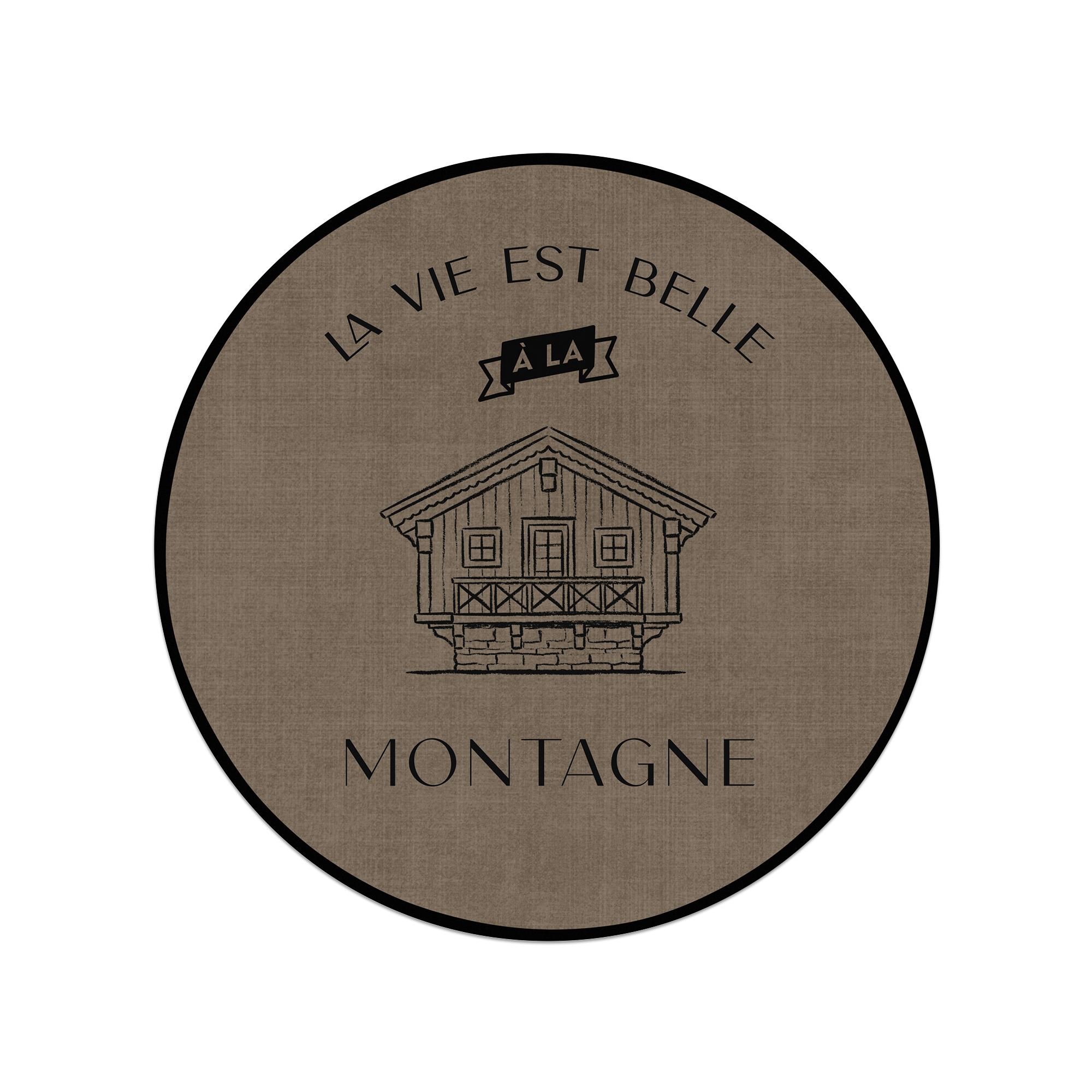 Set De Table Vinyle Belle Vie Montagne