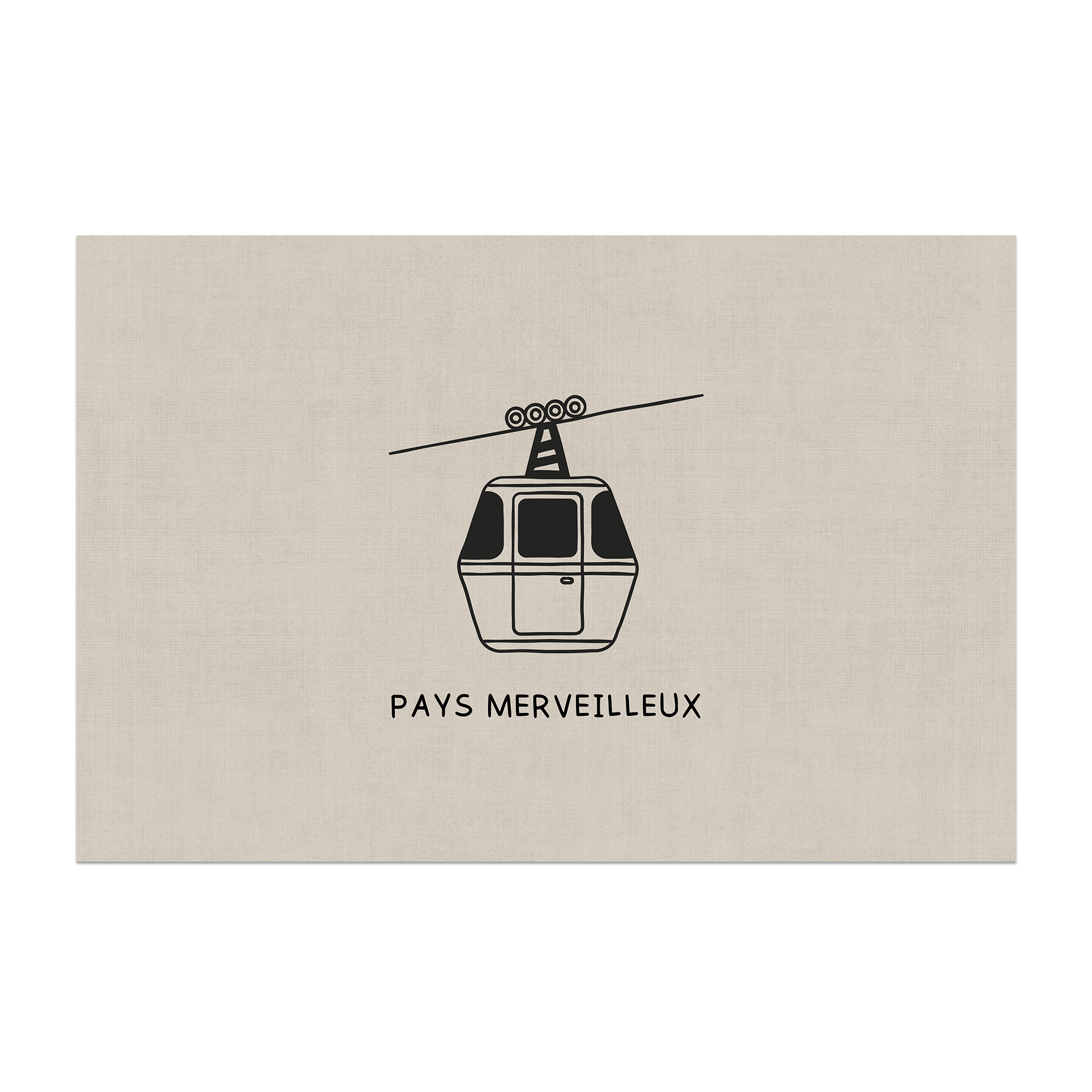 Tapis Vinyle Pays Merveilleux