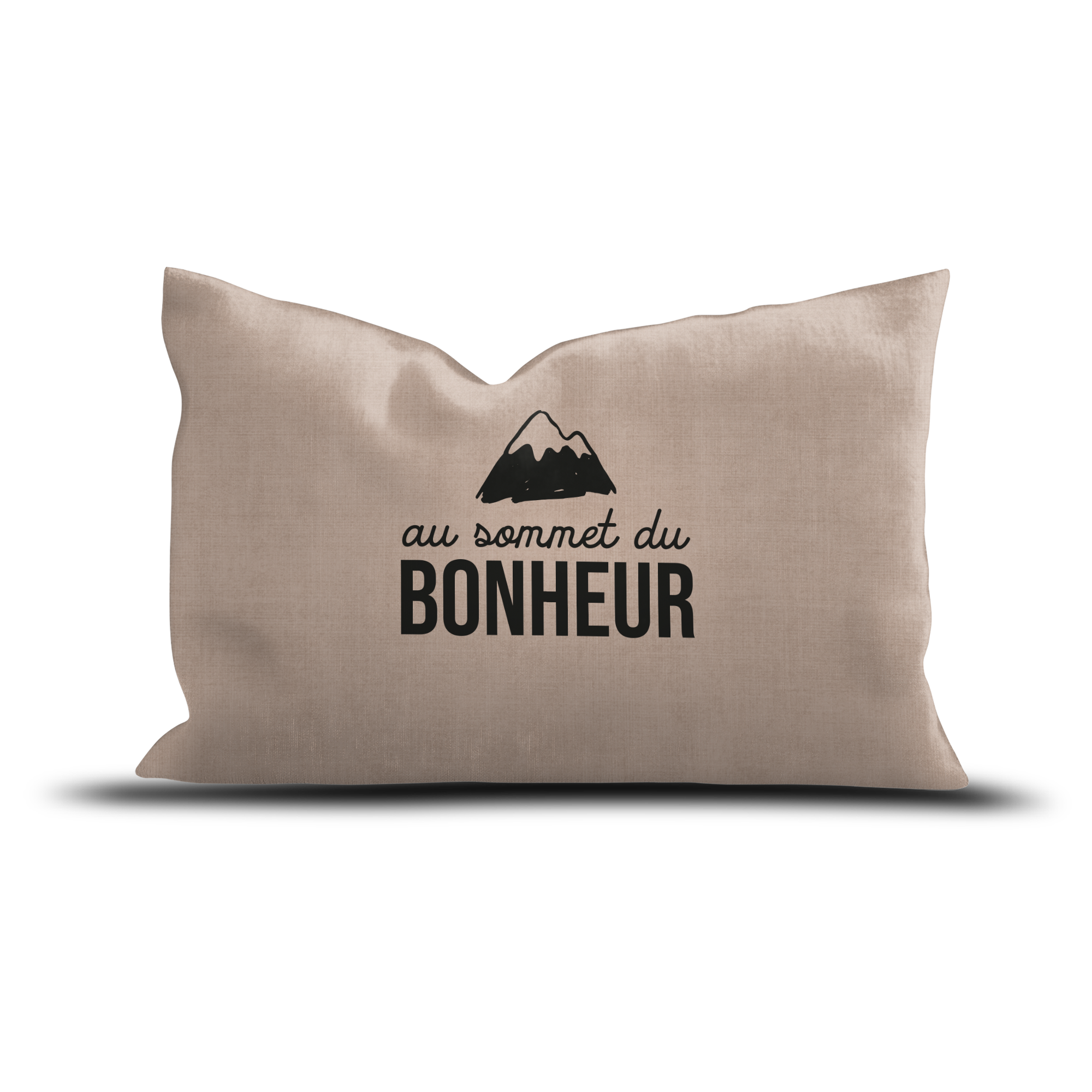 Coussin Velours Sommet du Bonheur
